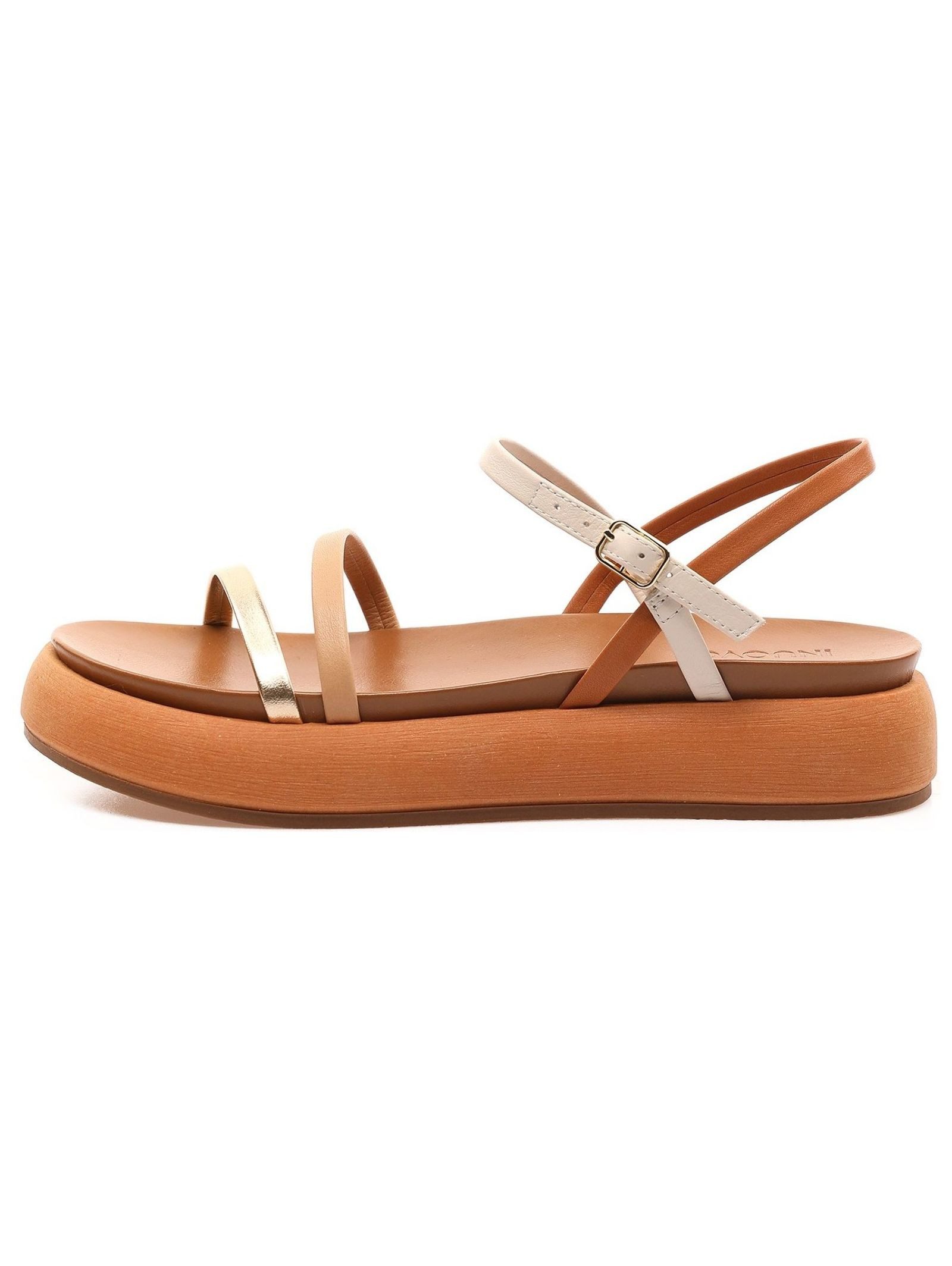 INUOVO Sandalen Leder Plateausandaletten günstig online kaufen