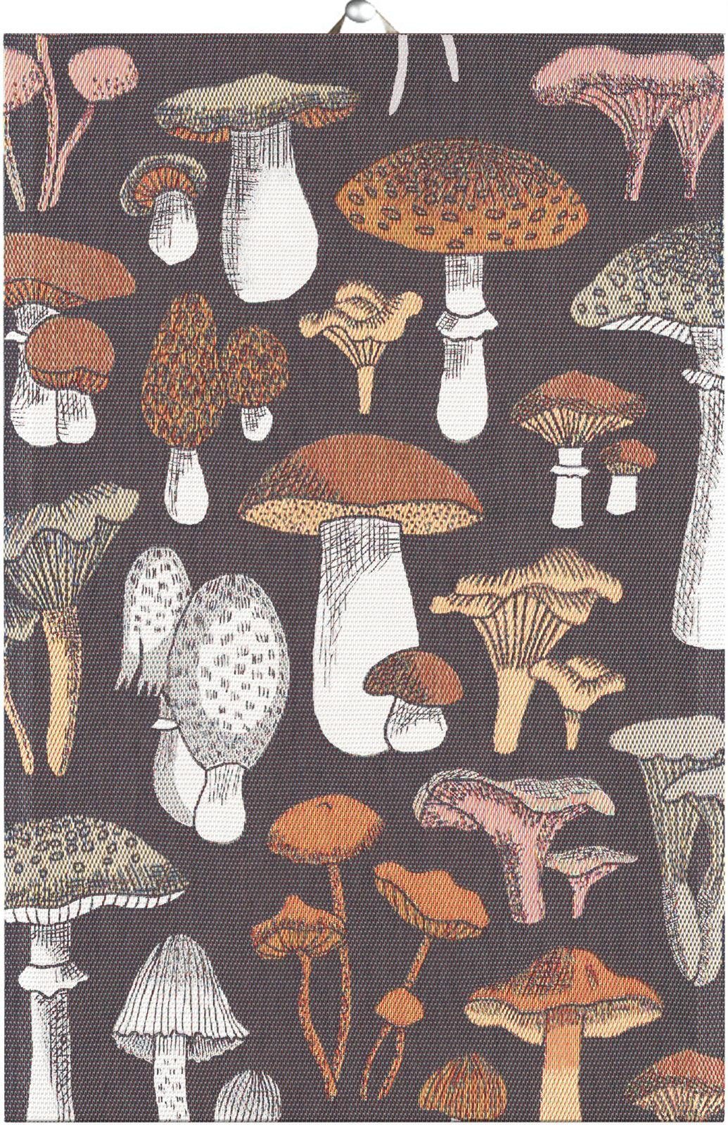 EKELUND MASTER WEAVERS 1692 Geschirrtuch Küchenhandtuch Svamprik 40x60 cm, (1-tlg., 1 x Geschirrtuch), Pixel gewebt (6-farbig)