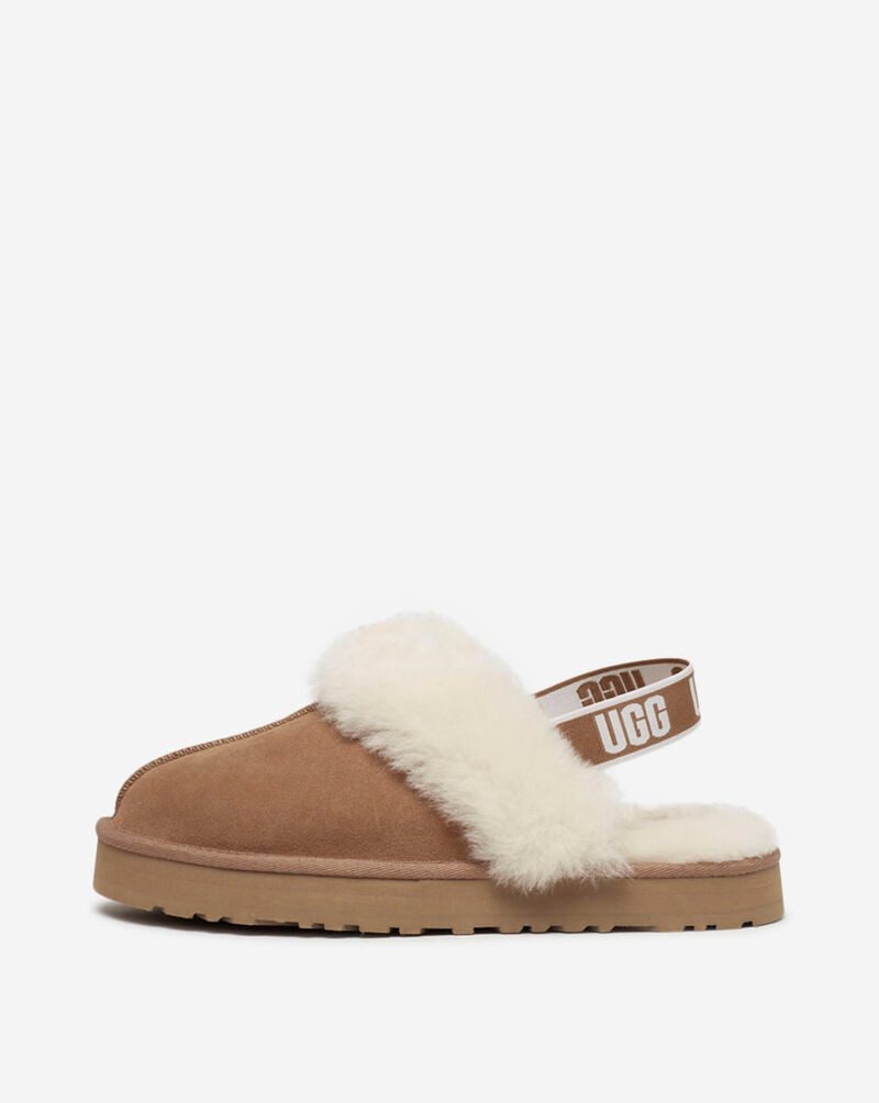 Sneakers UGG Funkette Slipper Chestnut Brown Размер EUR 36 Pantolette limitierte Auflage