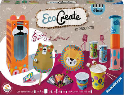 Ravensburger Kreativset Eco Create, Make your own Music, Upcycling und basteln in einem; FSC® - schützt Wald - weltweit