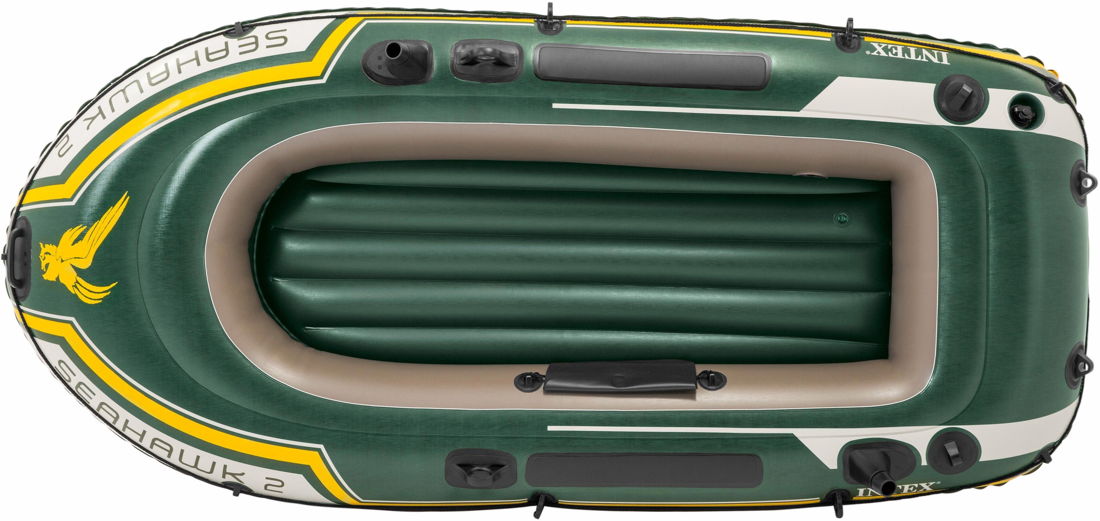 Intex Schlauchboot Seahawk 2, (Set, -, mit 2 Paddeln und Luftpumpe)