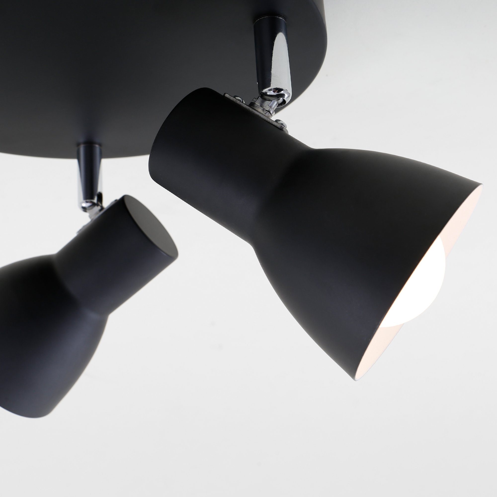 Deckenlampe dreh- 2860-035, und Briloner Deckenspots Leuchten Leuchtmittel, ohne schwenkbar Warmweiß,