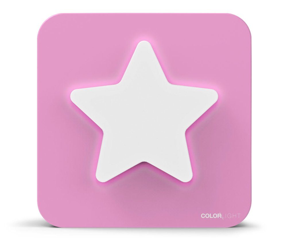 BigBen Bluetooth Lautsprecher COLORLIGHT Narvy Stern LED pink AU385427 Portable-Lautsprecher