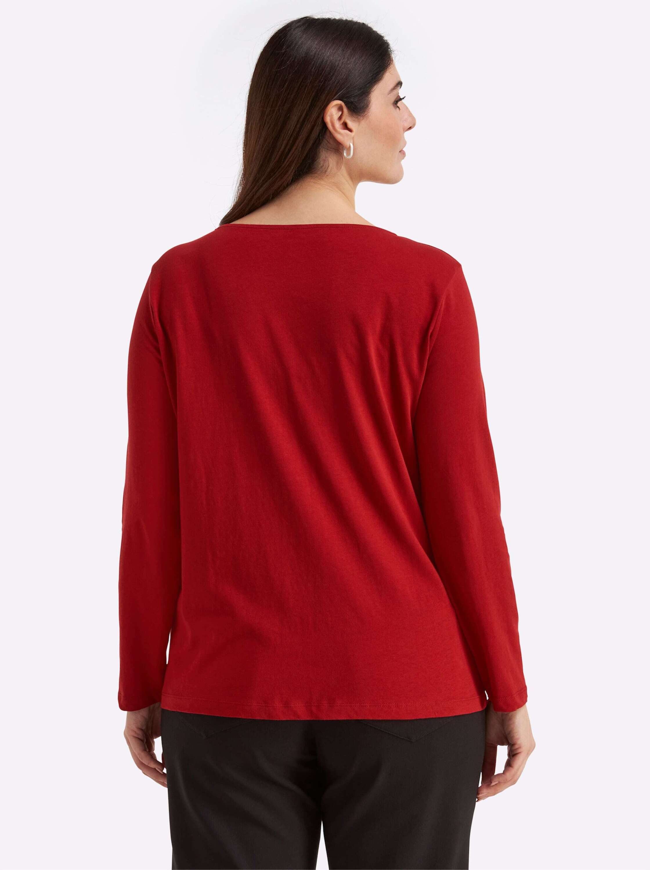Sieh an! T-Shirt Langarm-Shirt Langarm