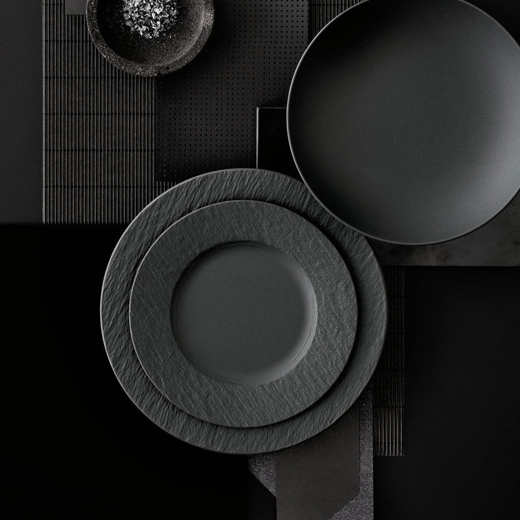 Villeroy & Boch Frühstücksteller Manufacture Rock, Spülmaschinengeeignet