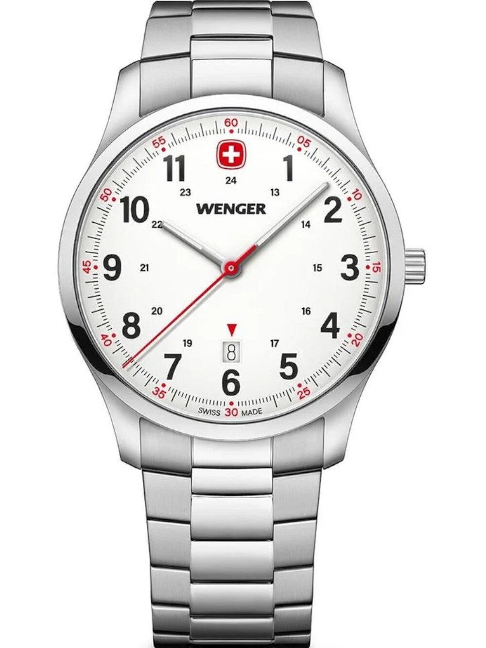 Wenger Quarzuhr Wenger 01.1441.133 Herrenuhr City Sport 42mm 5ATM Wenger 01.1441.133 Herrenuhr City Sport 42mm 5ATM