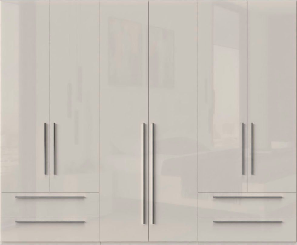 Places of Style Kleiderschrank "Piano, UV lackiert, hochglänzend in beige o günstig online kaufen