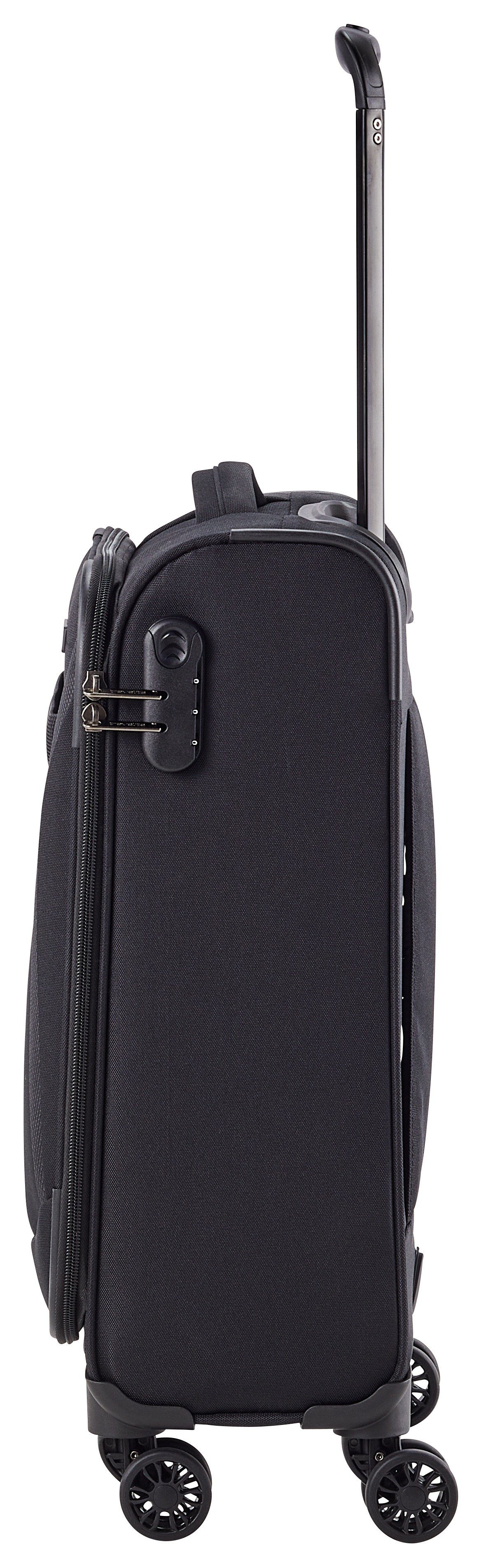 travelite Weichgepäck-Trolley CHIOS, verschiedene Größen und Farben, 4 Rollen, Weichgepäck Reisegepäck Koffer TSA Schloss