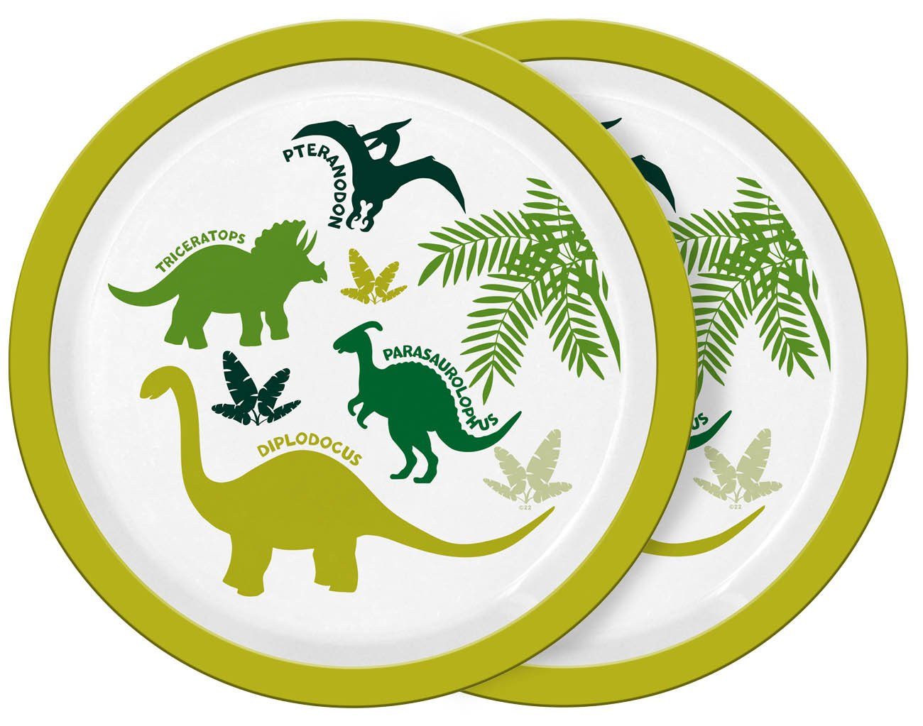 Frühstücksteller Dinos 2er Set