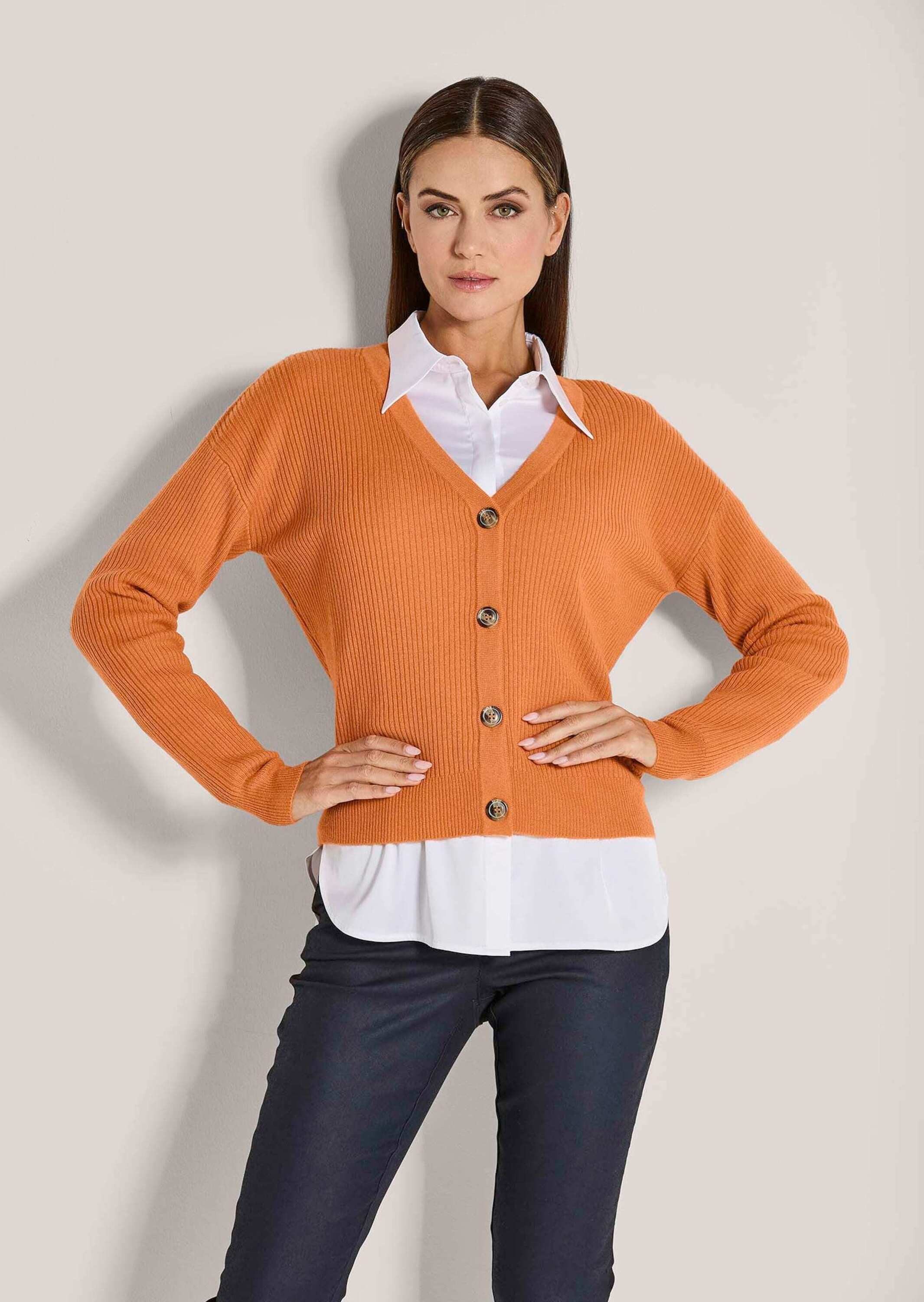 Strickjacke Strickjacke mit Kaschmir