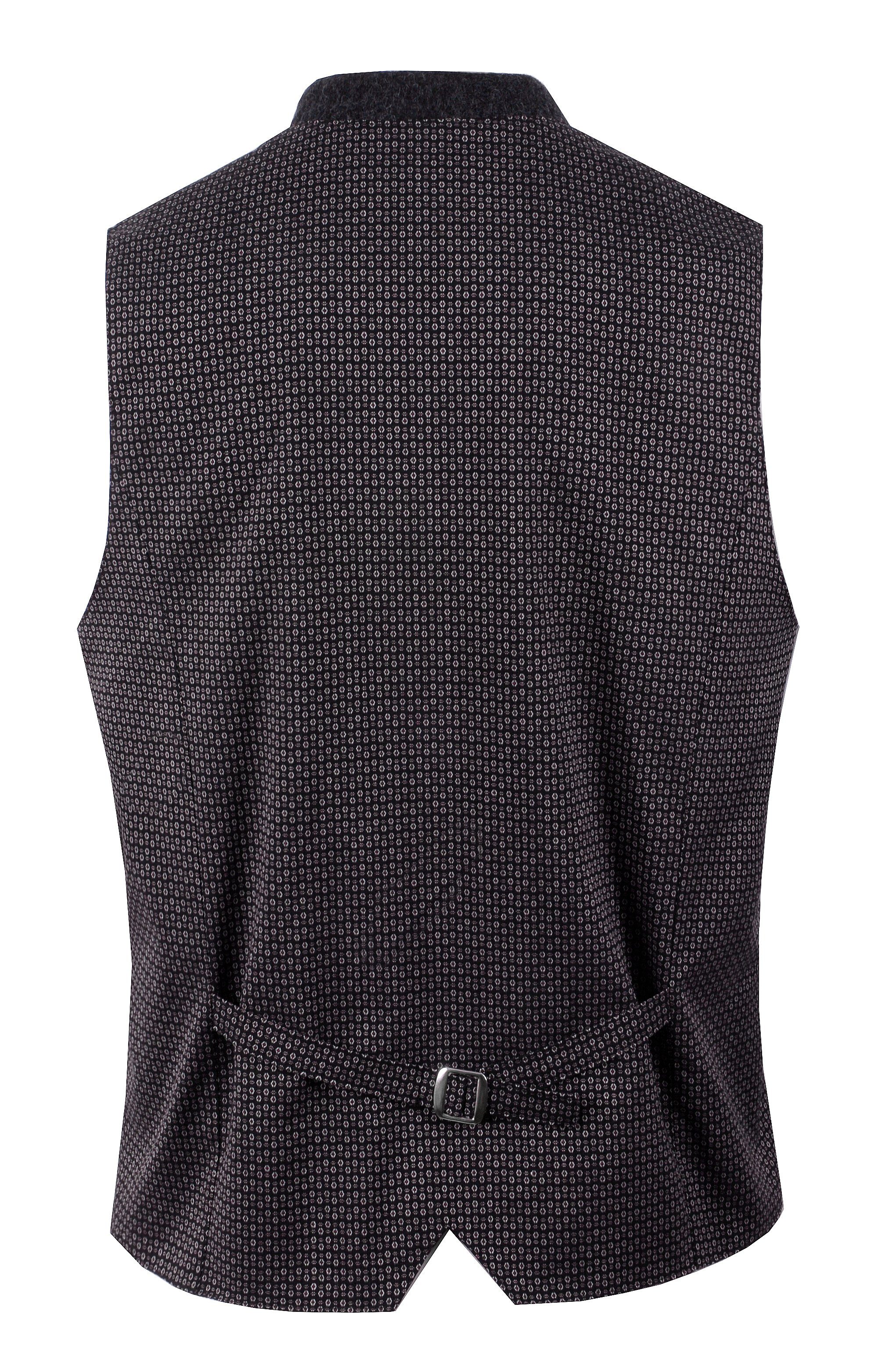 Moschen-Bayern Trachtenweste Trachtenweste Herren Weste Trachten Gilet Herrenweste Grau Anthrazit Weste, Weste mit Stehkragen, Anzugweste, Hochzeitsweste