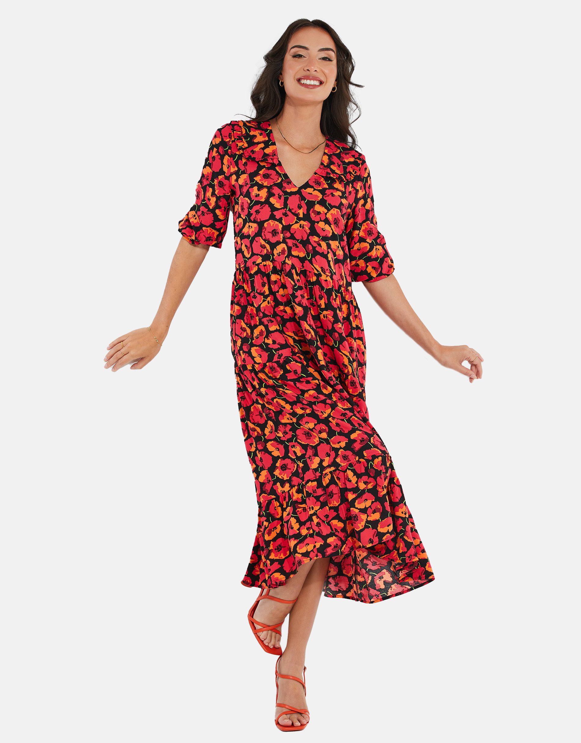 Threadbare Sommerkleid THB Lizzle Printed Smock günstig online kaufen
