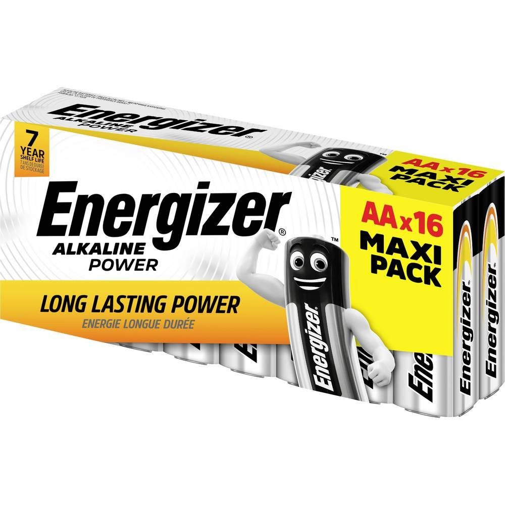 Power Alkaline Mignon-Batterien, 16er-Set Batterie