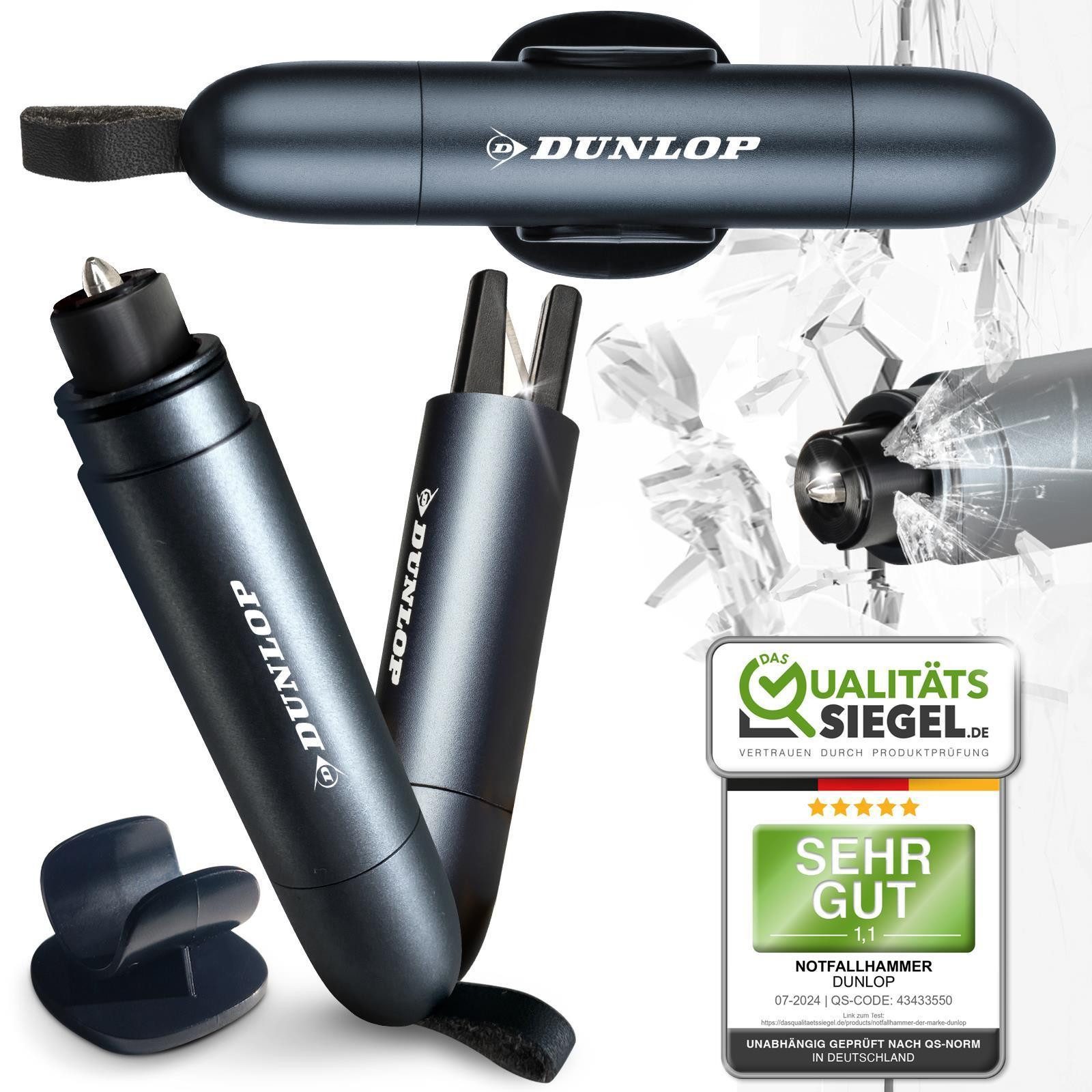 Dunlop Hammer Gurtschneider Notfallhammer Marken Notfall günstig online kaufen
