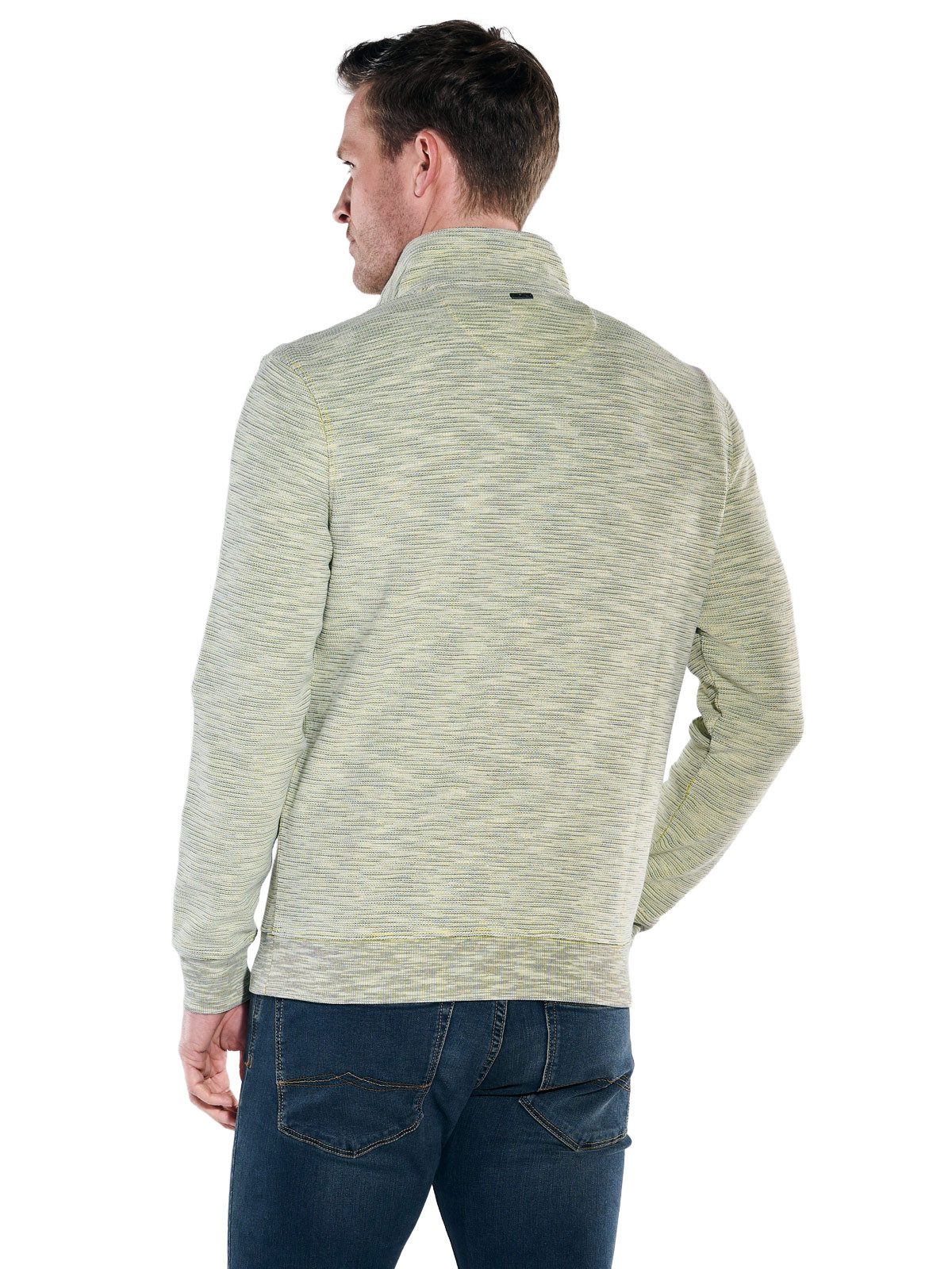 Engbers Sweatshirt Herren Sweatshirt Stehbund, Gelb
