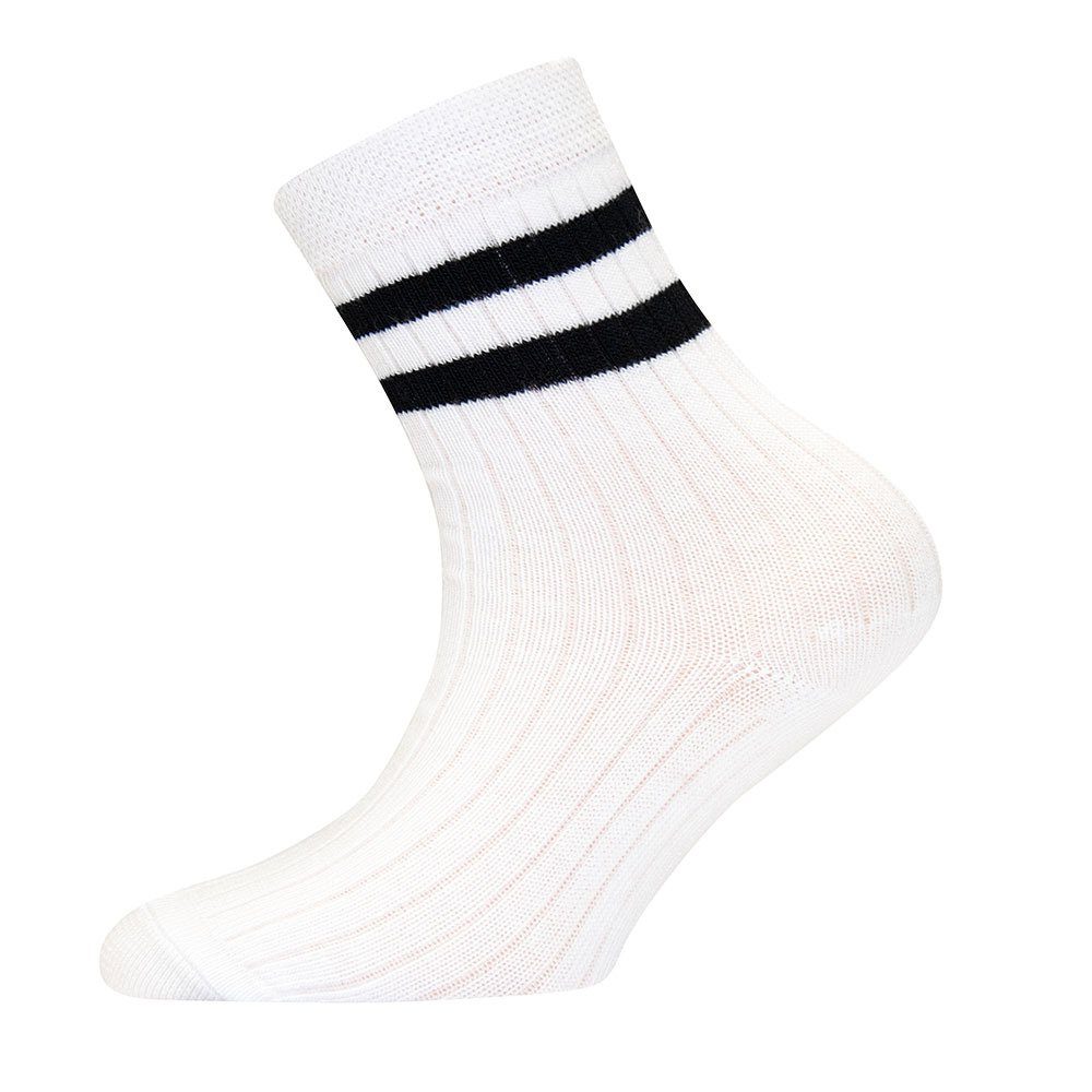 Rippe weiss-grün-grau-schwarz Socken Socken (4-Paar) Ewers
