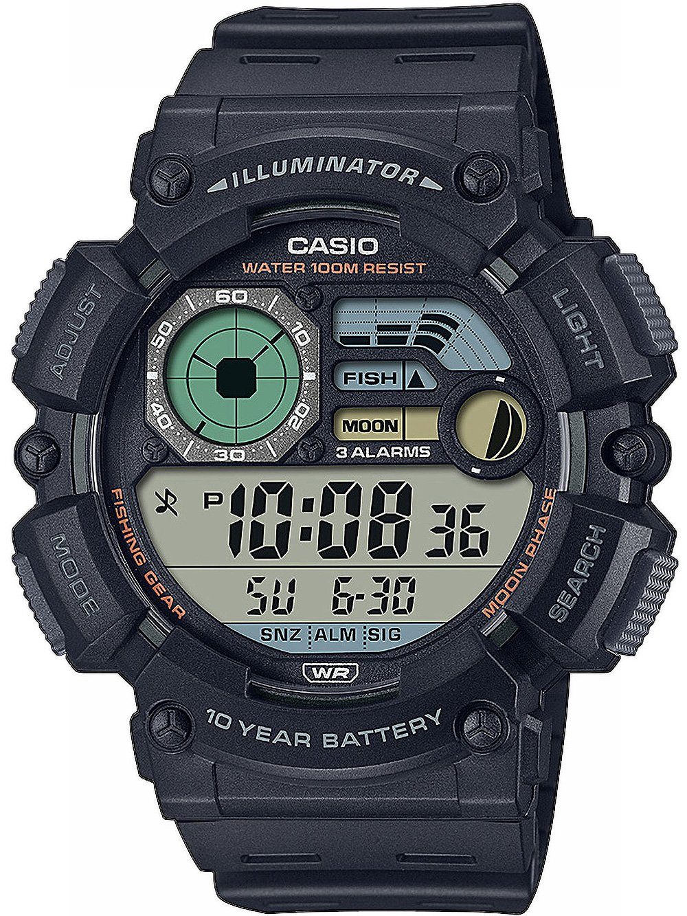 CASIO Quarzuhr Casio WS-1500H-1AVEF Collection Herrenuhr 50mm 10ATM Casio W günstig online kaufen