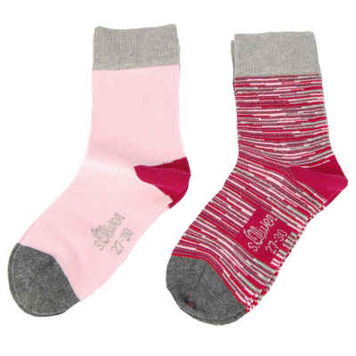 s.Oliver Langsocken S20213 (Set, 2-Paar, 2 Paar) Kinder Unisex Socken, Jungen & Mädchen mit Baumwolle, Kindersocken