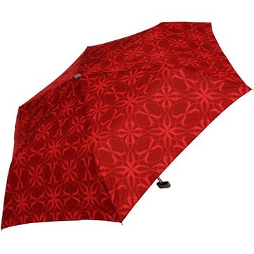 doppler® Stockregenschirm Mini Carbonsteel Slim - Bloom, extrem flacher und sehr leichter Schirm