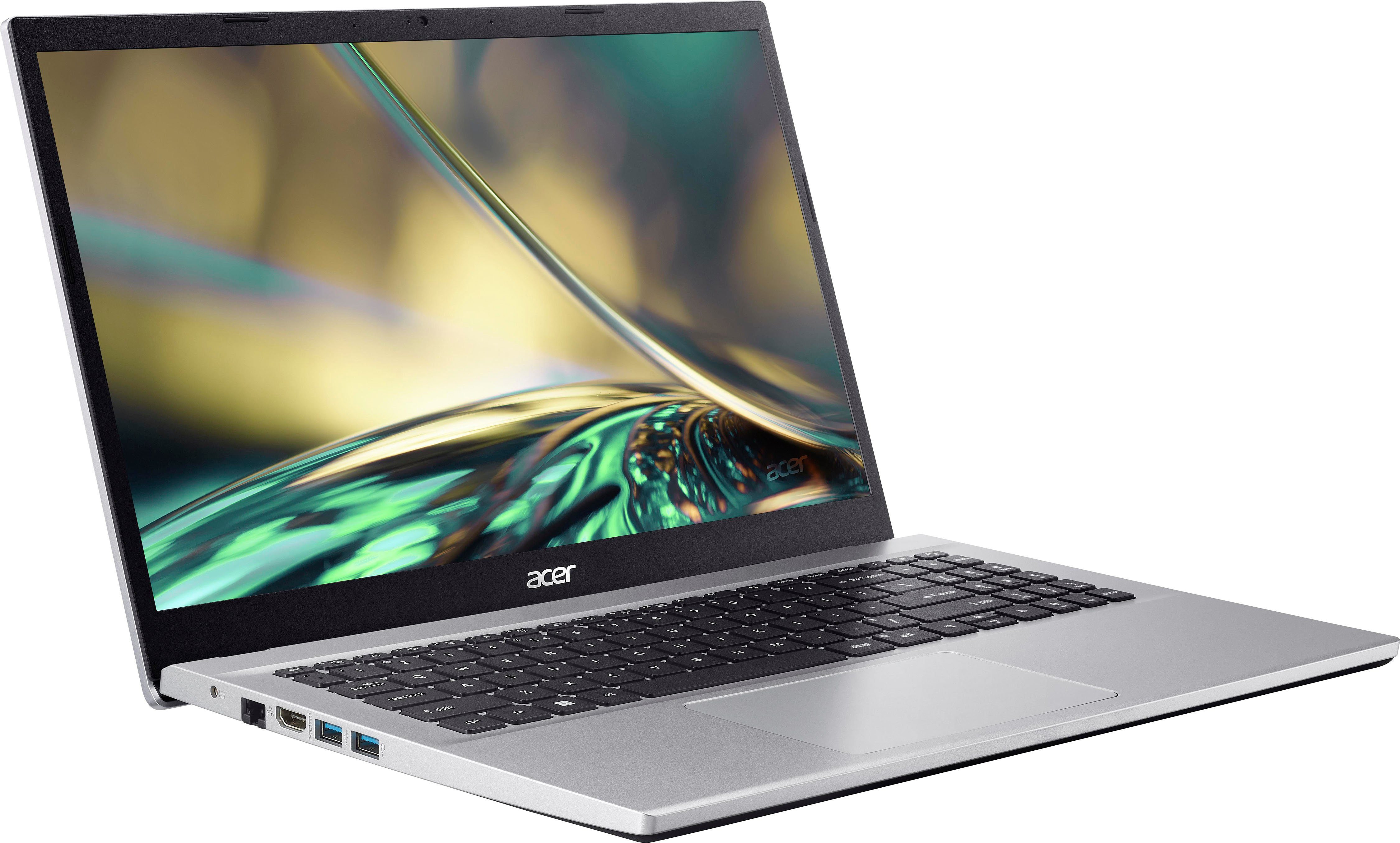 Acer Aspire 3 A315-59-58D1 1235U, Xe GB Zoll, Notebook Intel Graphics, 512 i5 (39,62 Iris SSD) cm/15,6 Core