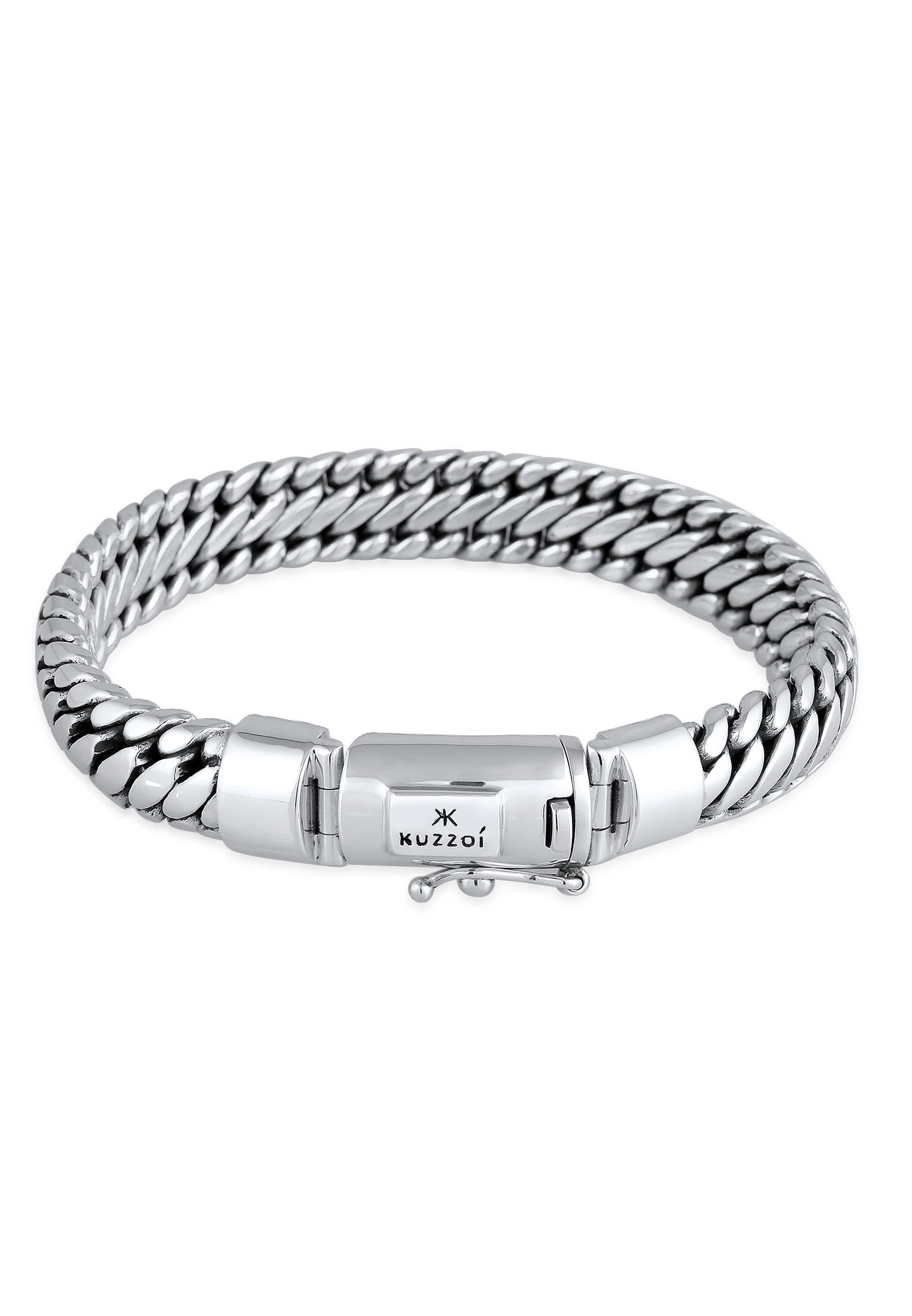 Kuzzoi Armband »Herrenschmuck Panzerarmband Rund Basic 925 Silber« online  kaufen | OTTO