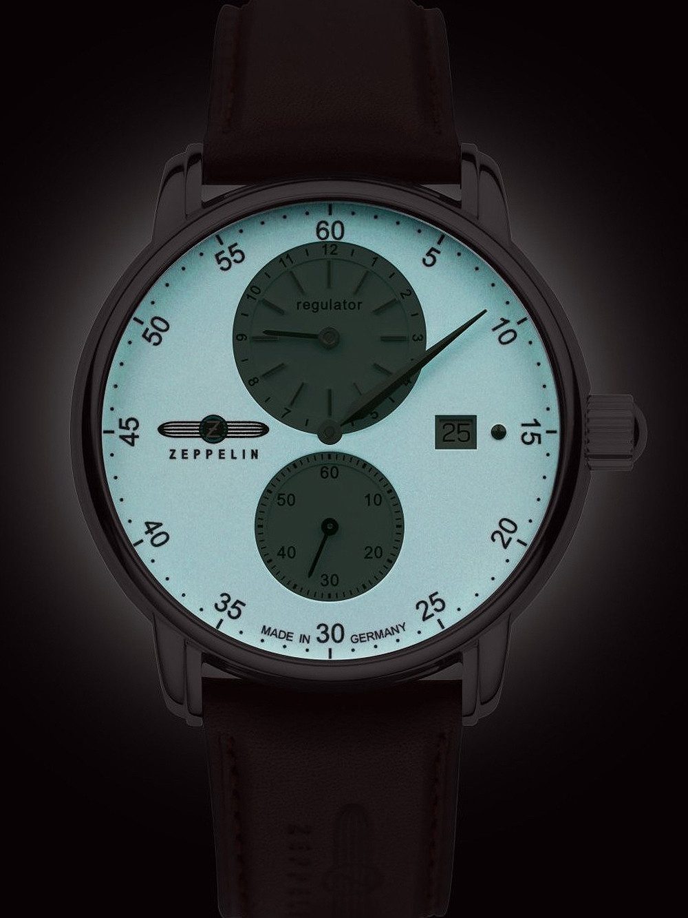 ZEPPELIN Automatikuhr Zeppelin 8622-5 New Captains Line Automatik Herrenuhr 43mm 5ATM Zeppelin 8622-5 New Captains Line Automatik Herrenuhr 43mm 5ATM