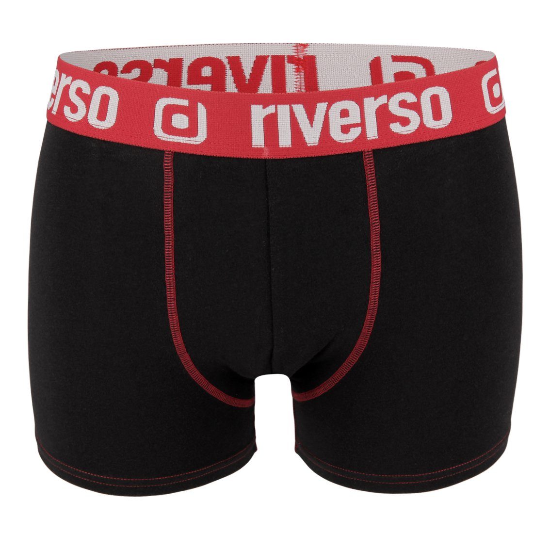 8 riverso (RVS1BCX6PK8M) Stretch Unterhosen (Vorteilspack, mit 6-St) Farbmix Retroshorts Basic RIVJONNY Boxer Boxershorts Herren