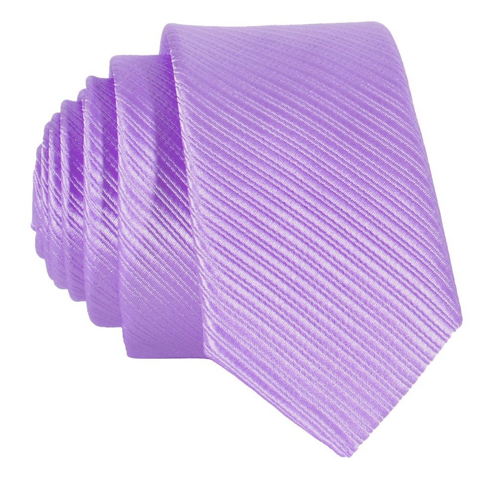 DonDon Krawatte schmale Krawatte 5 cm unifarben (Packung, 1-St., 1x Krawatte) matt, glänzend, gestreift, Seidenlook