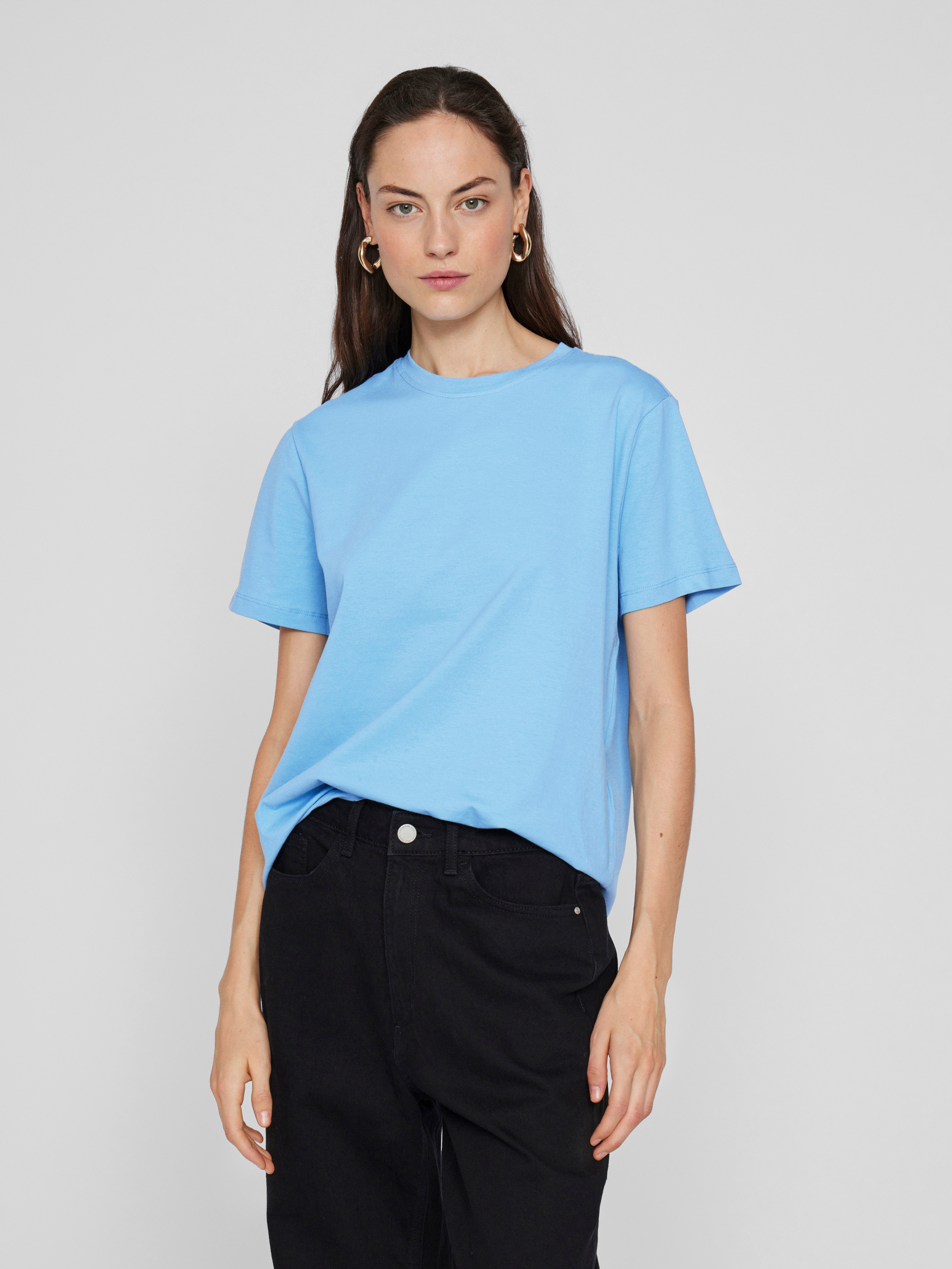 Vila Kurzarmshirt VINORA S/S T-SHIRT - günstig online kaufen