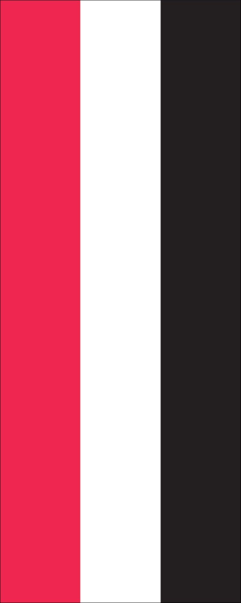 flaggenmeer Flagge Flagge Jemen 110 g/m² Hochformat