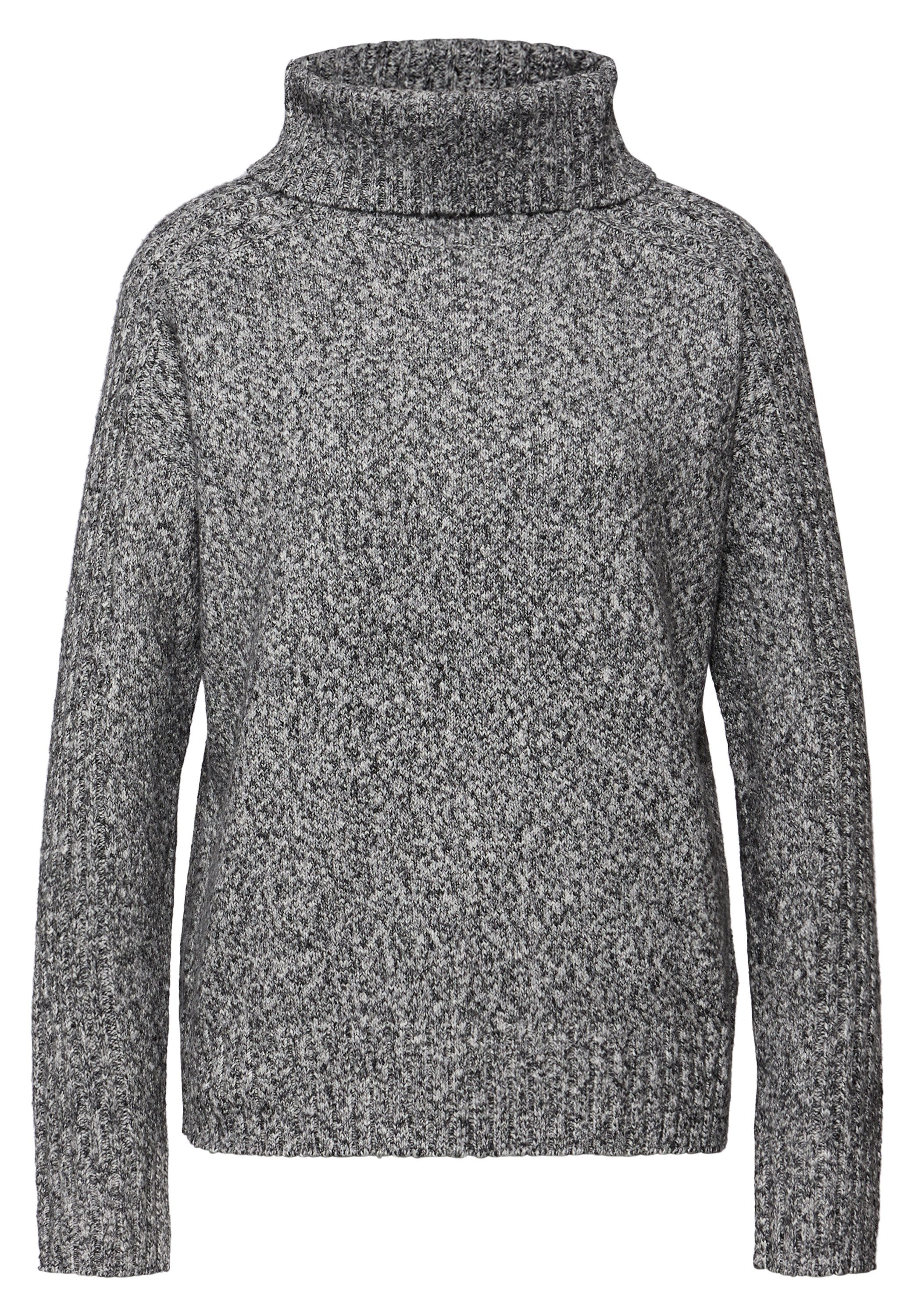 STREET ONE STUDIO Rollkragenpullover im soften Baumwoll-Mix