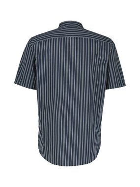 LERROS Kurzarmhemd LERROS Gestreiftes Hemd mit Stehkragen