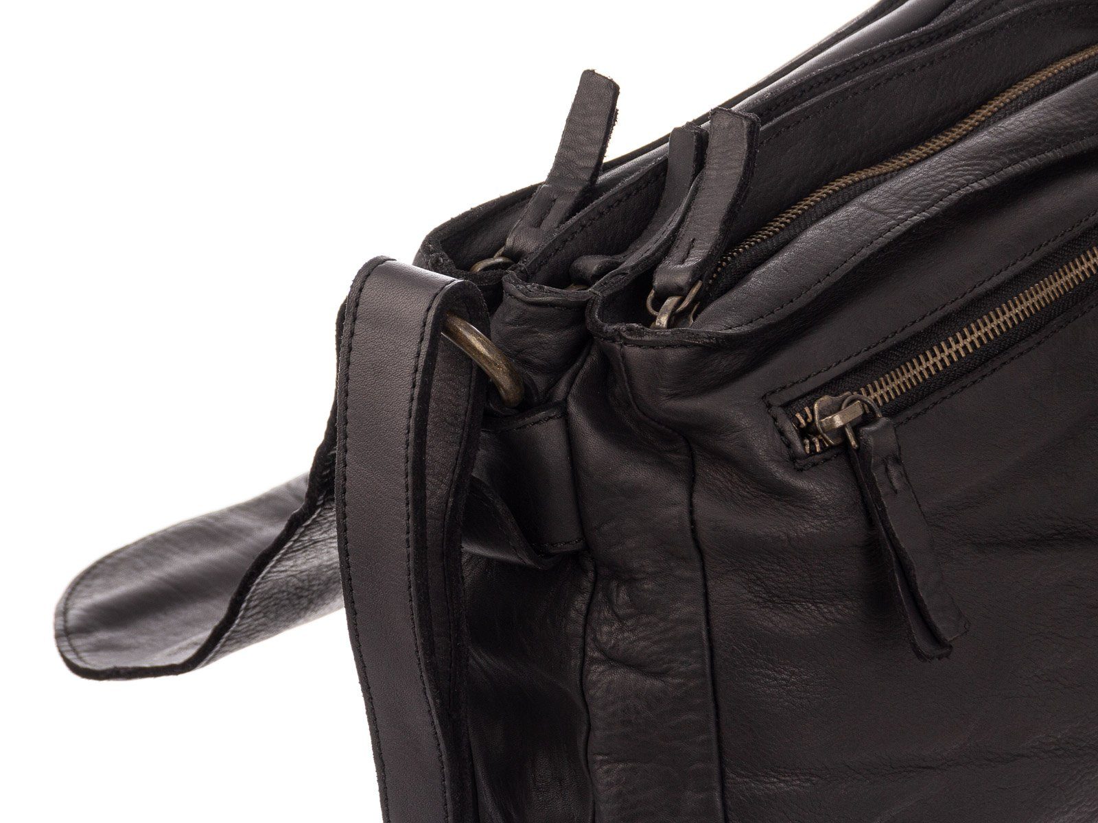 HARBOUR 2nd Schultertasche Lotta Anchor Love Saddlebag Überschlagtasche, Leder