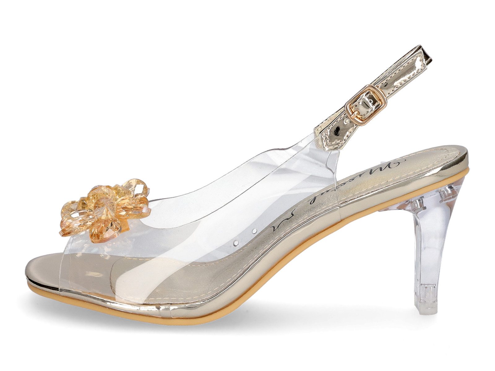 LAURA VITA Laura Vita Damen Sandalette gold Sandale