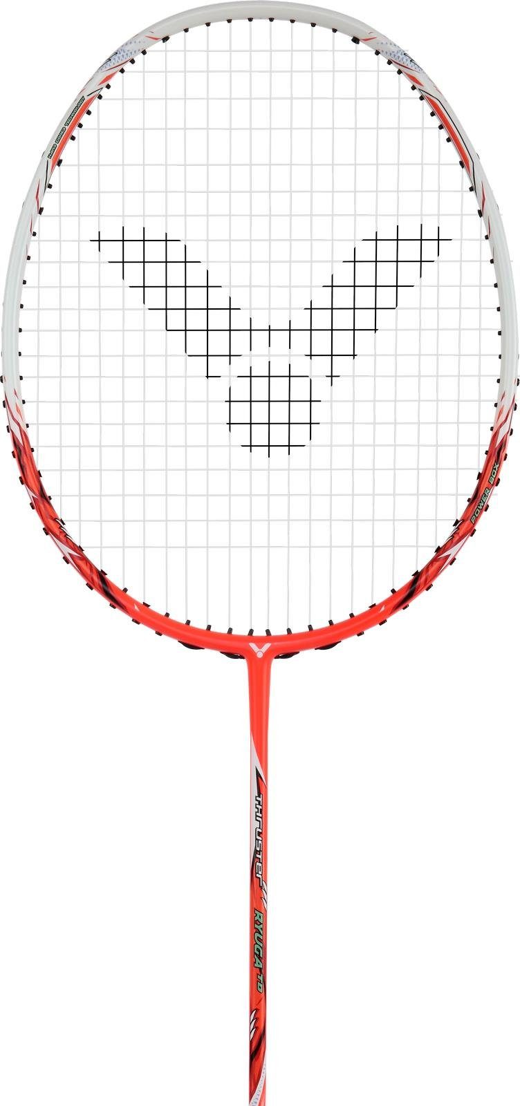 VICTOR Badmintonschläger Thruster Ryuga TD D, Badminton Schläger Racket Federball