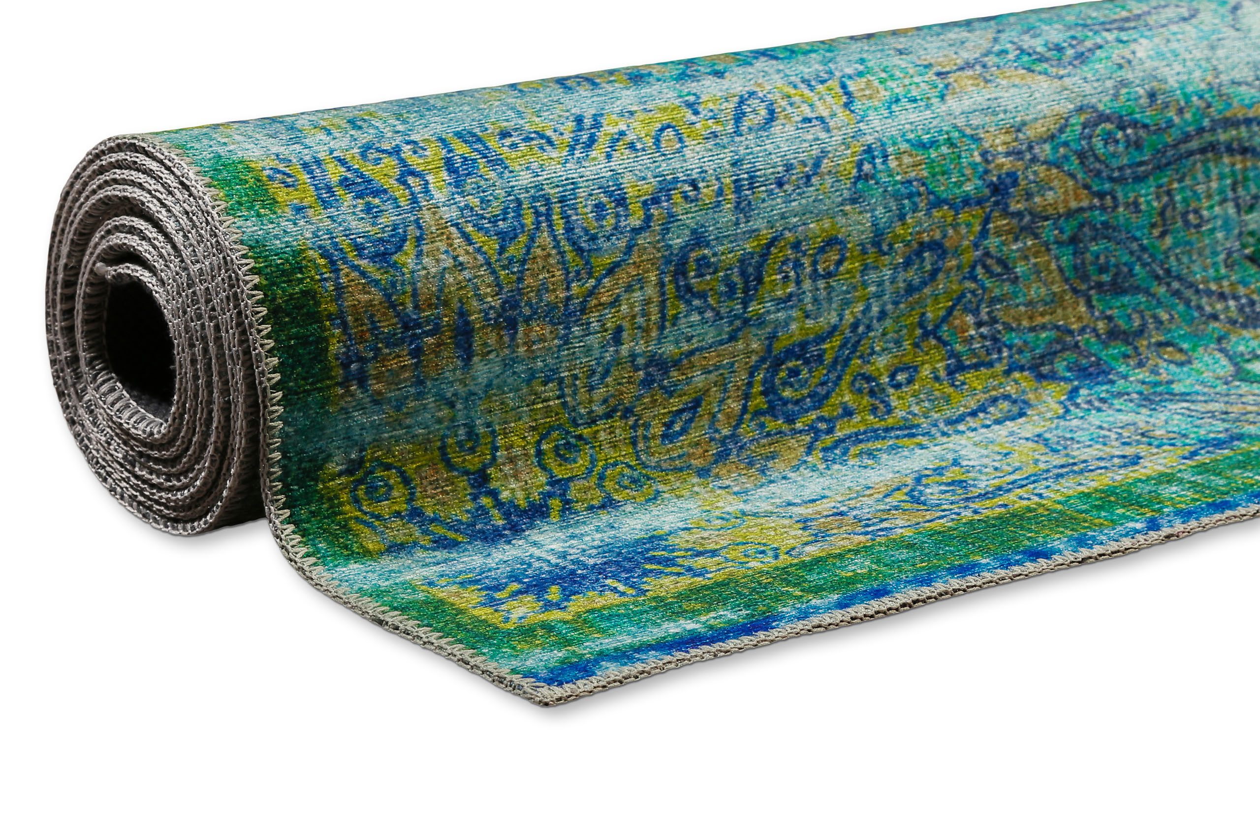 Wecon home Teppich Rooftop, rechteckig, Höhe: 6 mm, Vintage, Baumwolle, Kurzflor, Wohnzimmer, Schlafzimmer, Orient