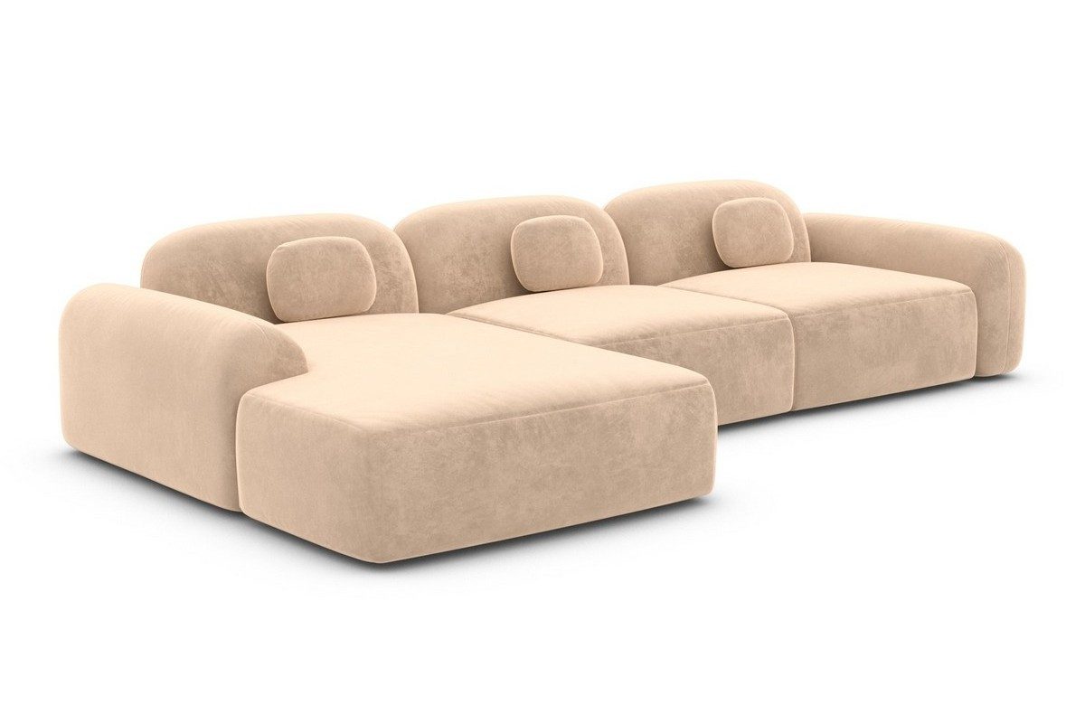 Sofa Dreams Ecksofa Polstersofa Stoff Couch Stoffsofa Modern Sofa Barcelona günstig online kaufen