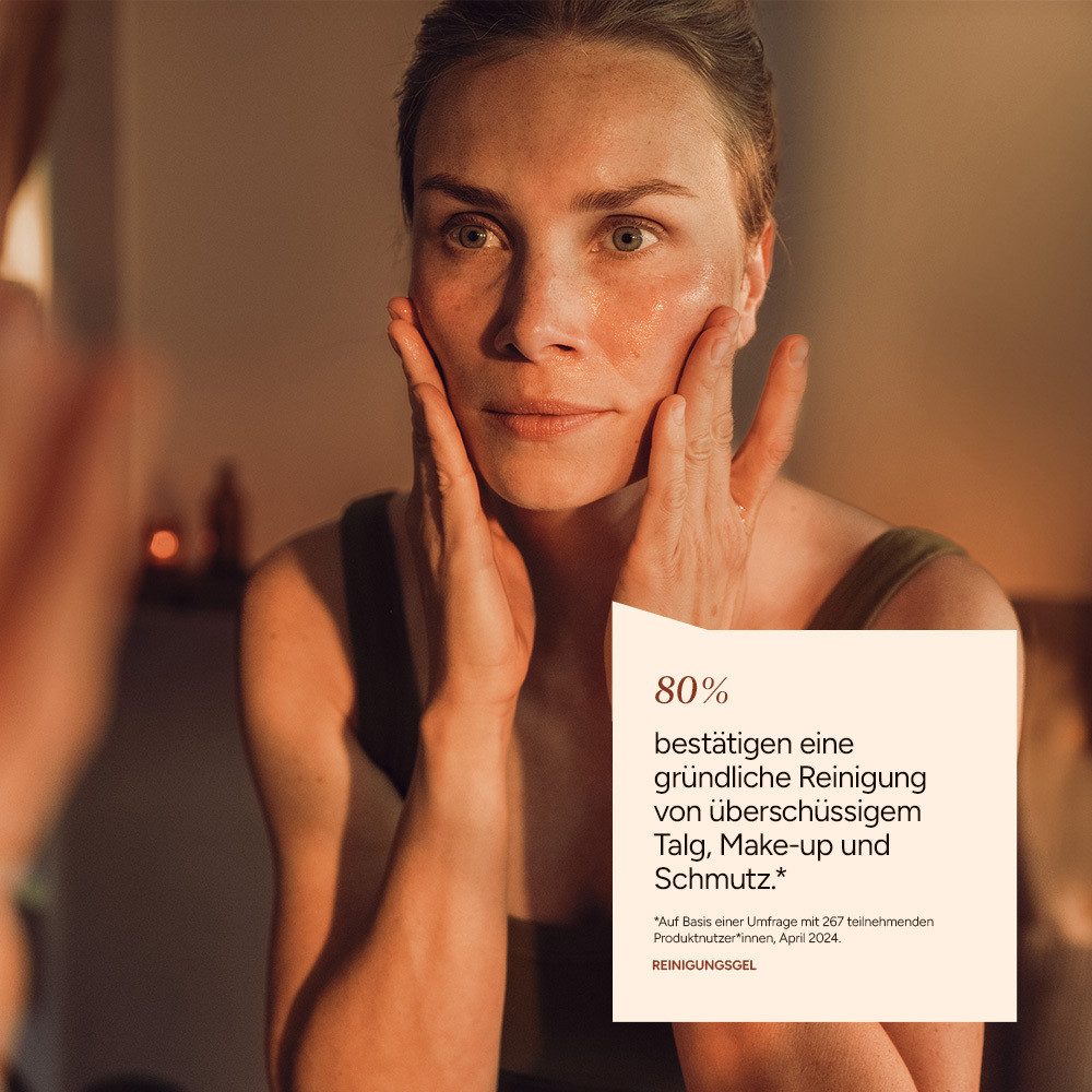 JUNGLÜCK Hautpflege-Set Double Cleansing Kombi, 1-tlg., Reinigungsöl für ein sauberes und seidiges Hautgefühl