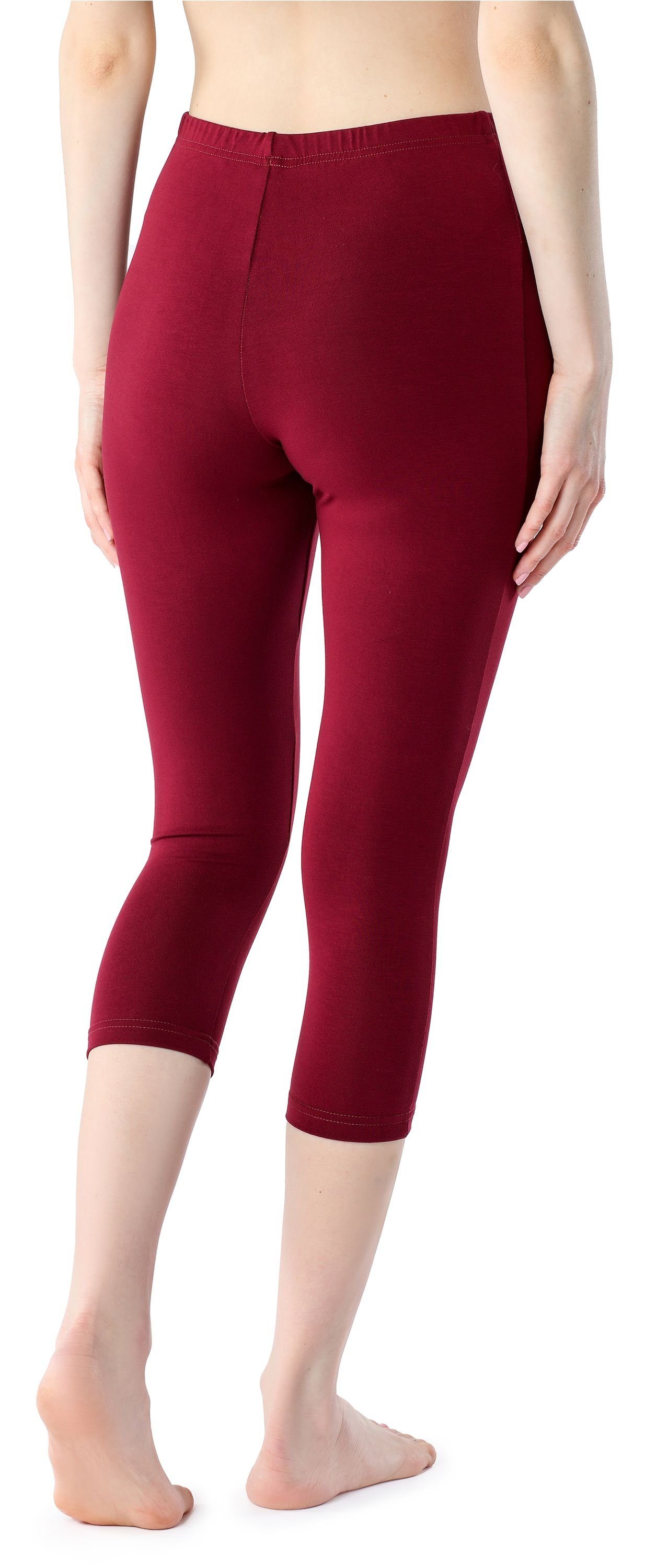 Bellivalini Leggings Damen Leggings 3/4 aus Viskose BLV50-204 (1-tlg) elastischer Bund