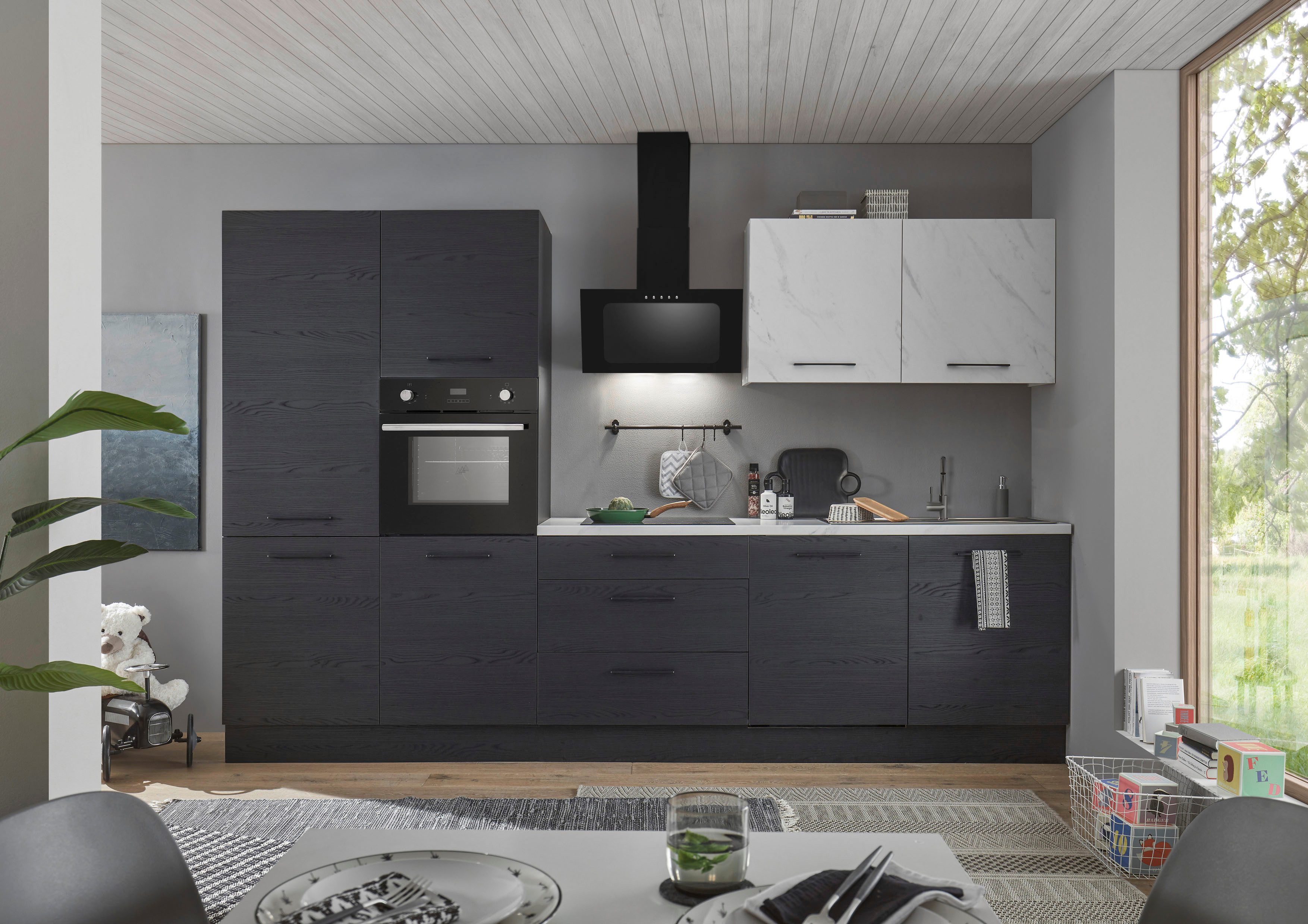 BASIC by Balculina Küchenzeile Yorki, Breite 320 cm, wahlweise mit E-Geräte günstig online kaufen