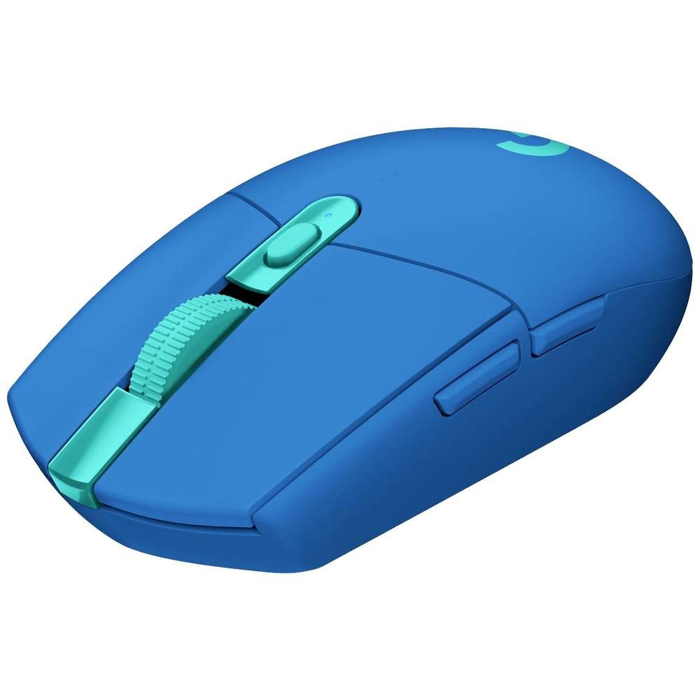 Logitech G305 LIGHTSPEED Wireless Gaming Mouse - BLUE - EER2 910-006014 Mäuse (Beleuchtet, Ergonomisch)