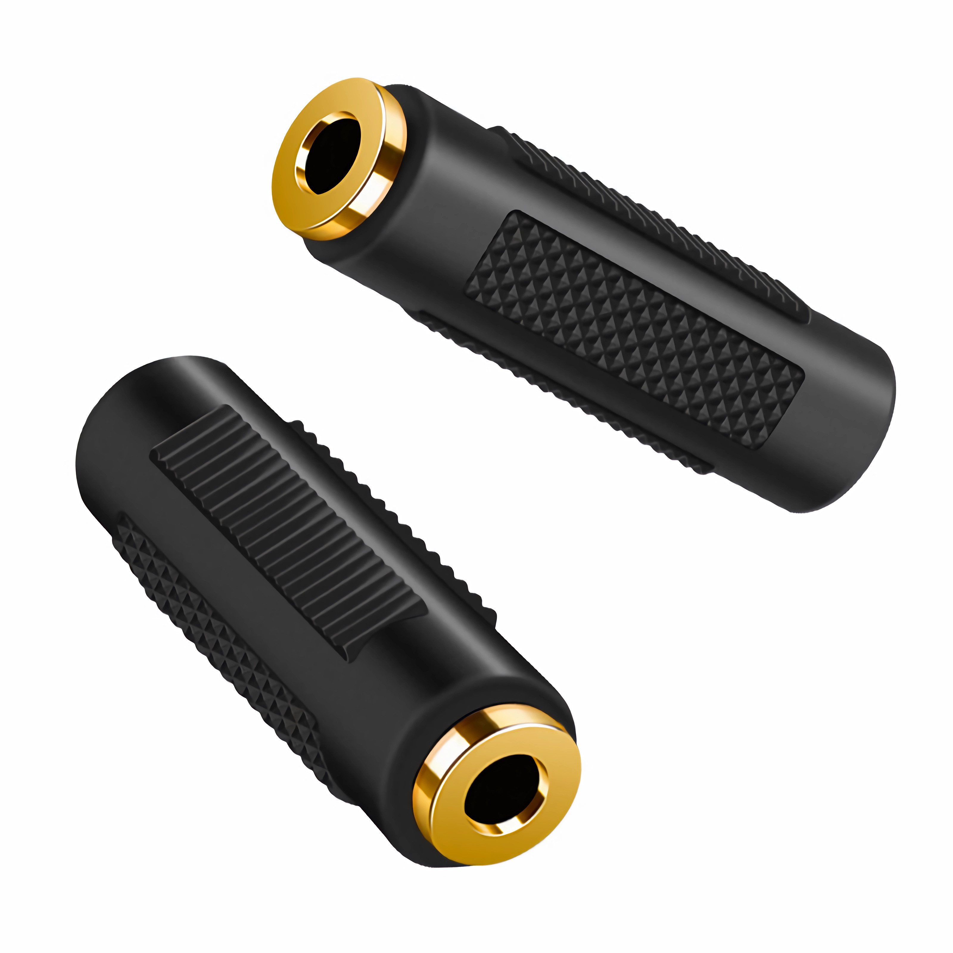 Bolwins I54 3,5 mm Stereo Klinke Kupplung Adapter Buchse-auf-Buchse Verbinder Audio-Adapter 3,5 mm Klinke Buchse, Stereo zu 3,5 mm Klinke Buchse, Stereo, 0 cm, Stereo-Audioübertragung, kompakt, Plug & Play