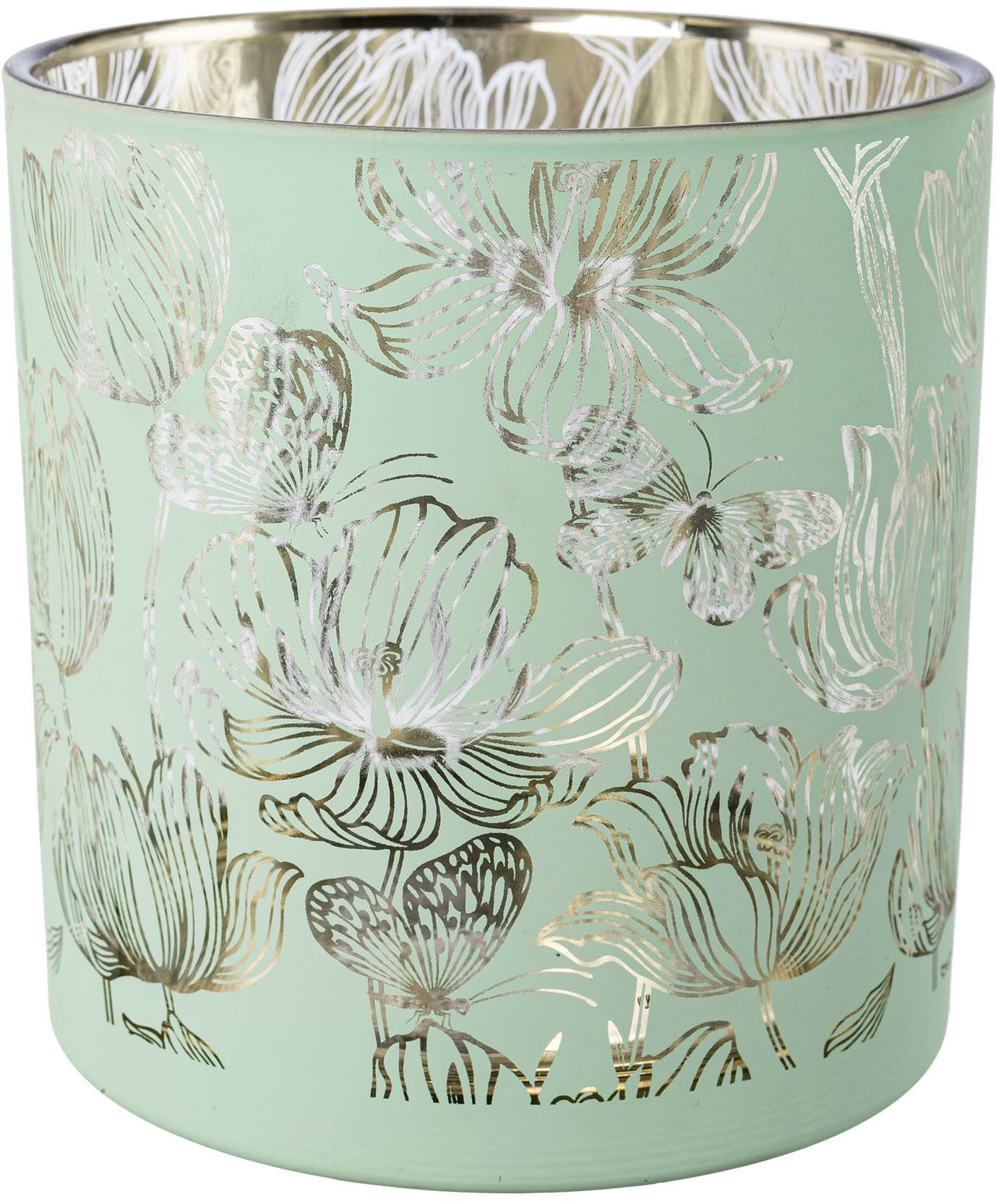 Creativ home Торшеры Windlicht (1 St), mit floralem Motiv