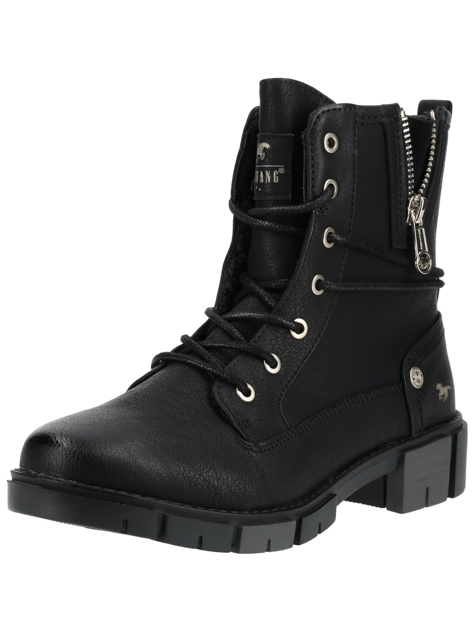 Mustang Shoes Mustang Shoes Stiefelette Lederimitat Schnürstiefelette