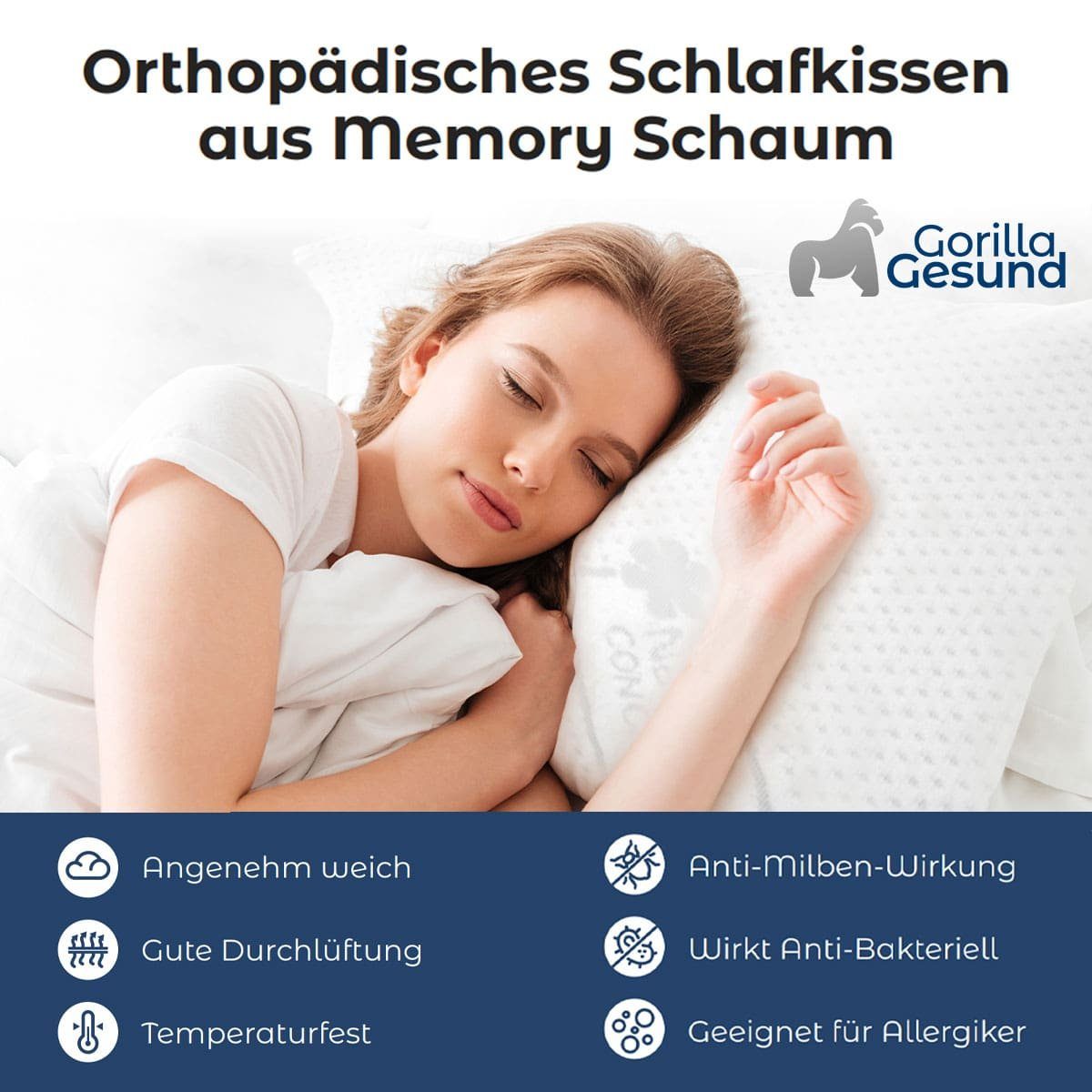 Gorilla Gesund Nackenkissen Silver Neck aus günstig online kaufen