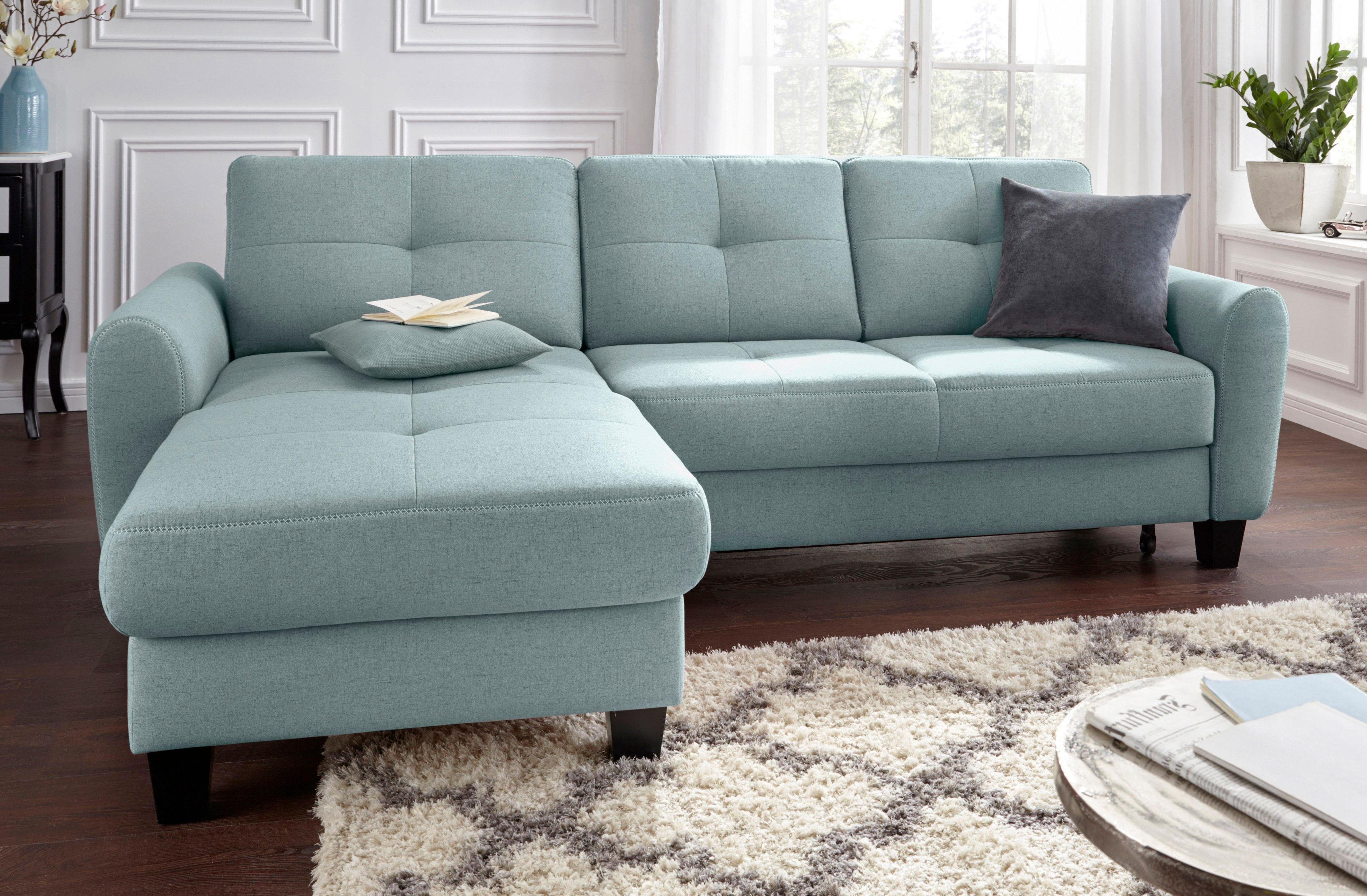 sit&more Ecksofa Varese L-Form, mit Federkern, günstig online kaufen