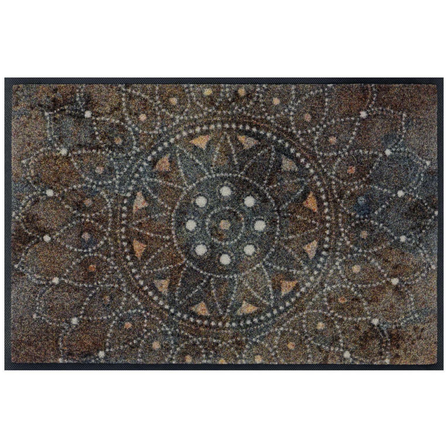 Floornovo Fußmatte Floornovo Schmutzfangmatte Orientnote waschbare Fussmatte, rechteckig, rutschfest