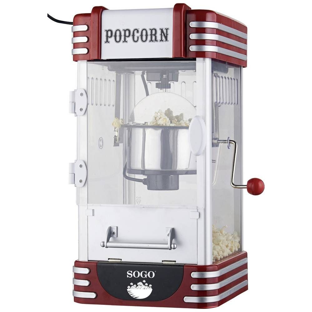 Sogo Popcornmaschine Retro-Stil Popcornmaschine