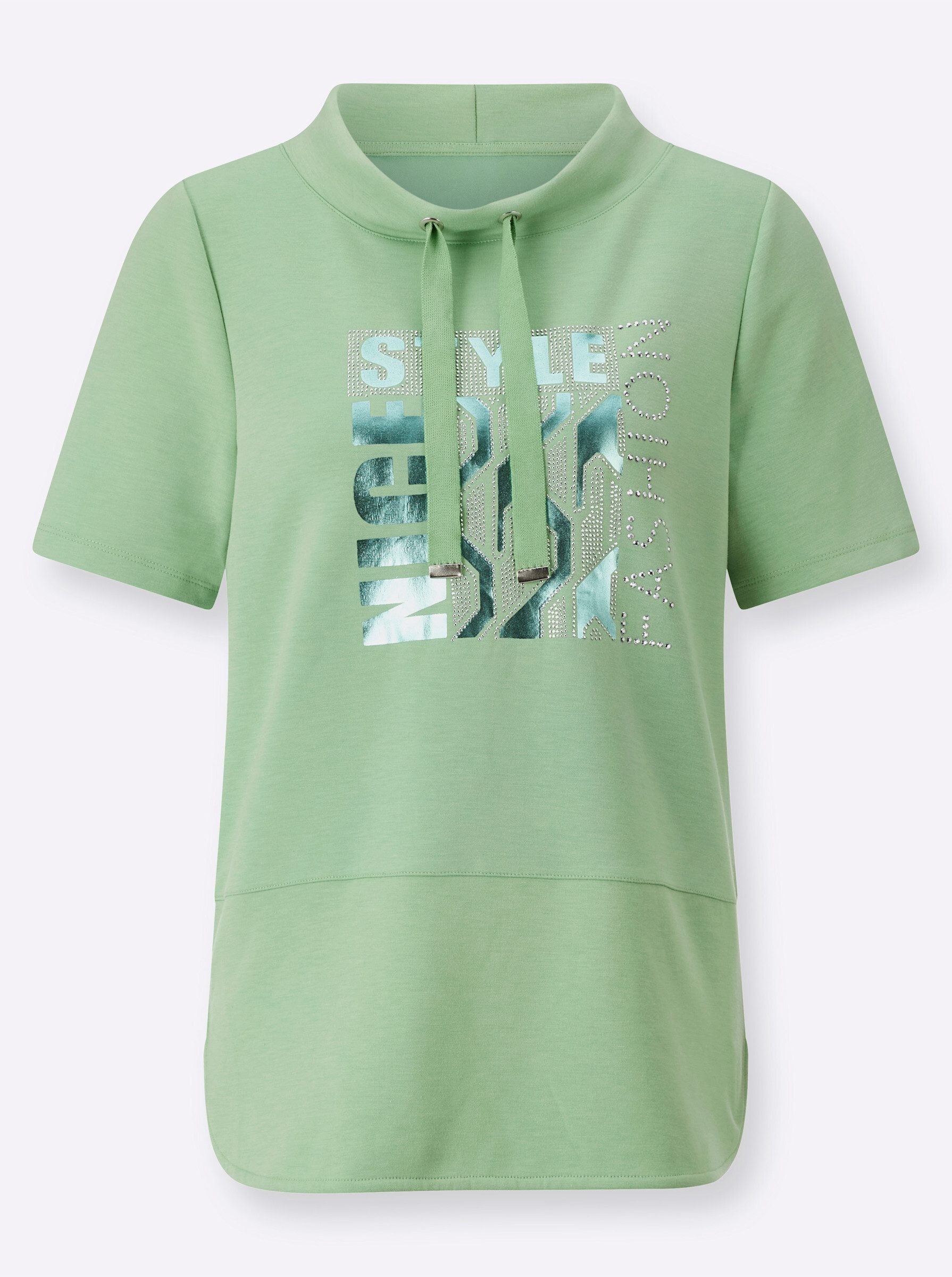 Witt Sweater Stehkragen-Shirt Kurzarm