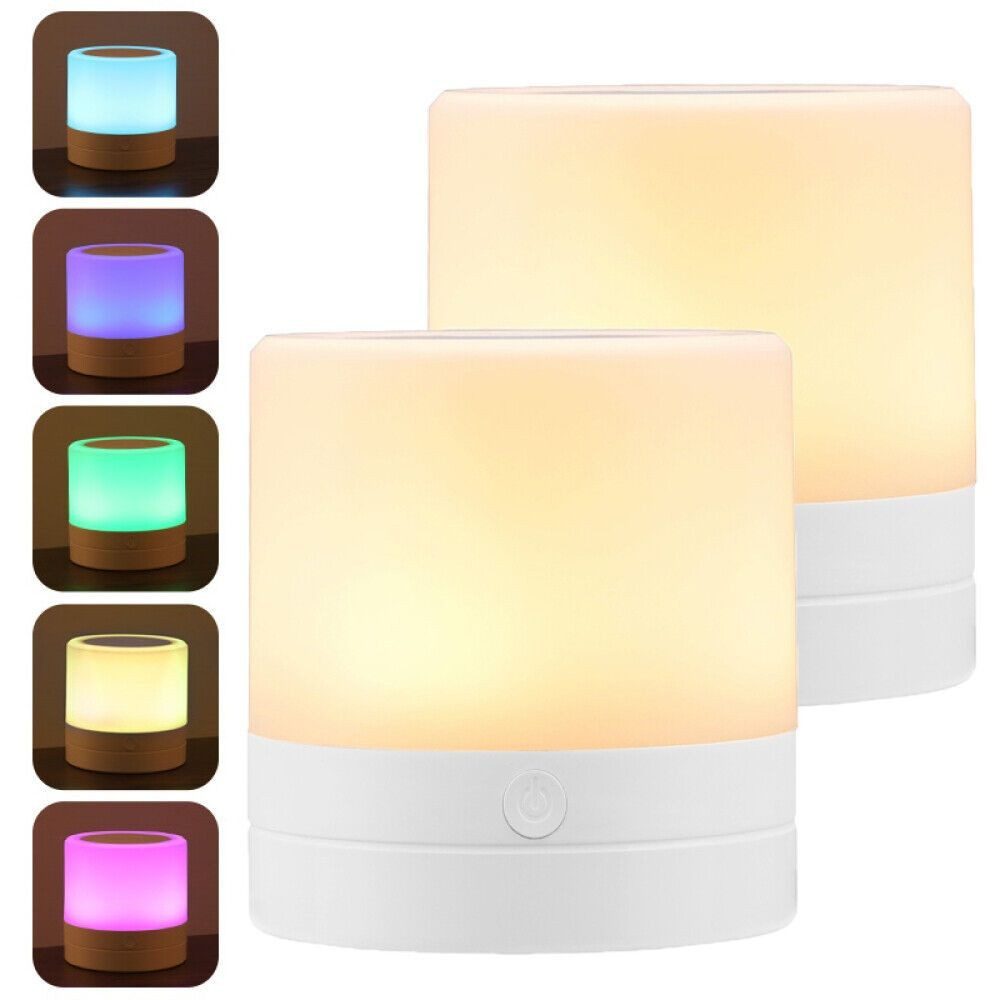 VIVIHEYDAY Nachttischlampe Touch Dimmbar,LED Nachtlicht Baby, RGB Tischlamp günstig online kaufen